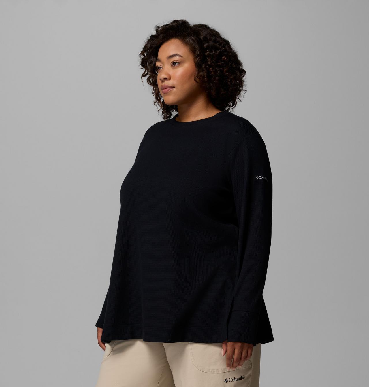 Women's Holly Hideaway™ Waffle Tunic - Plus Size 3