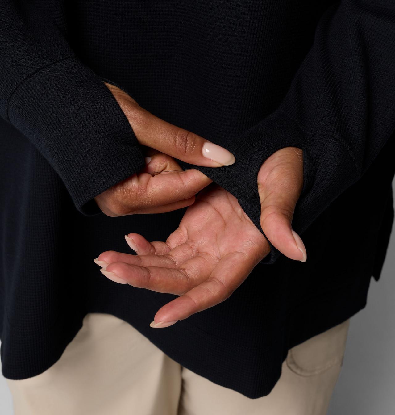 Women's Holly Hideaway™ Waffle Tunic - Plus Size 5