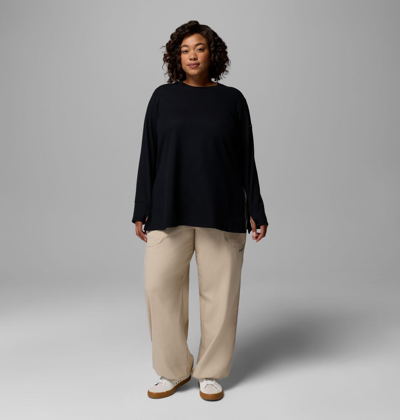 Women's Holly Hideaway™ Waffle Tunic - Plus Size 2