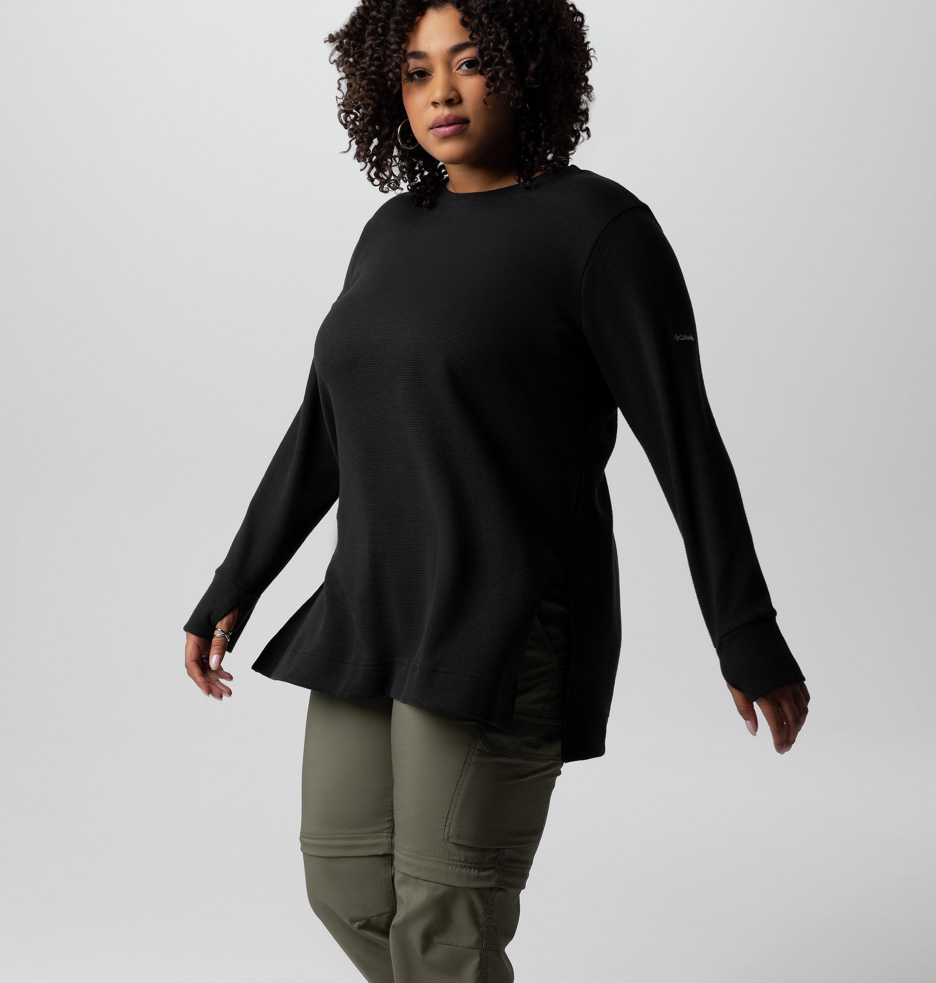 Women's Holly Hideaway Waffle Tunic - Plus Size 8