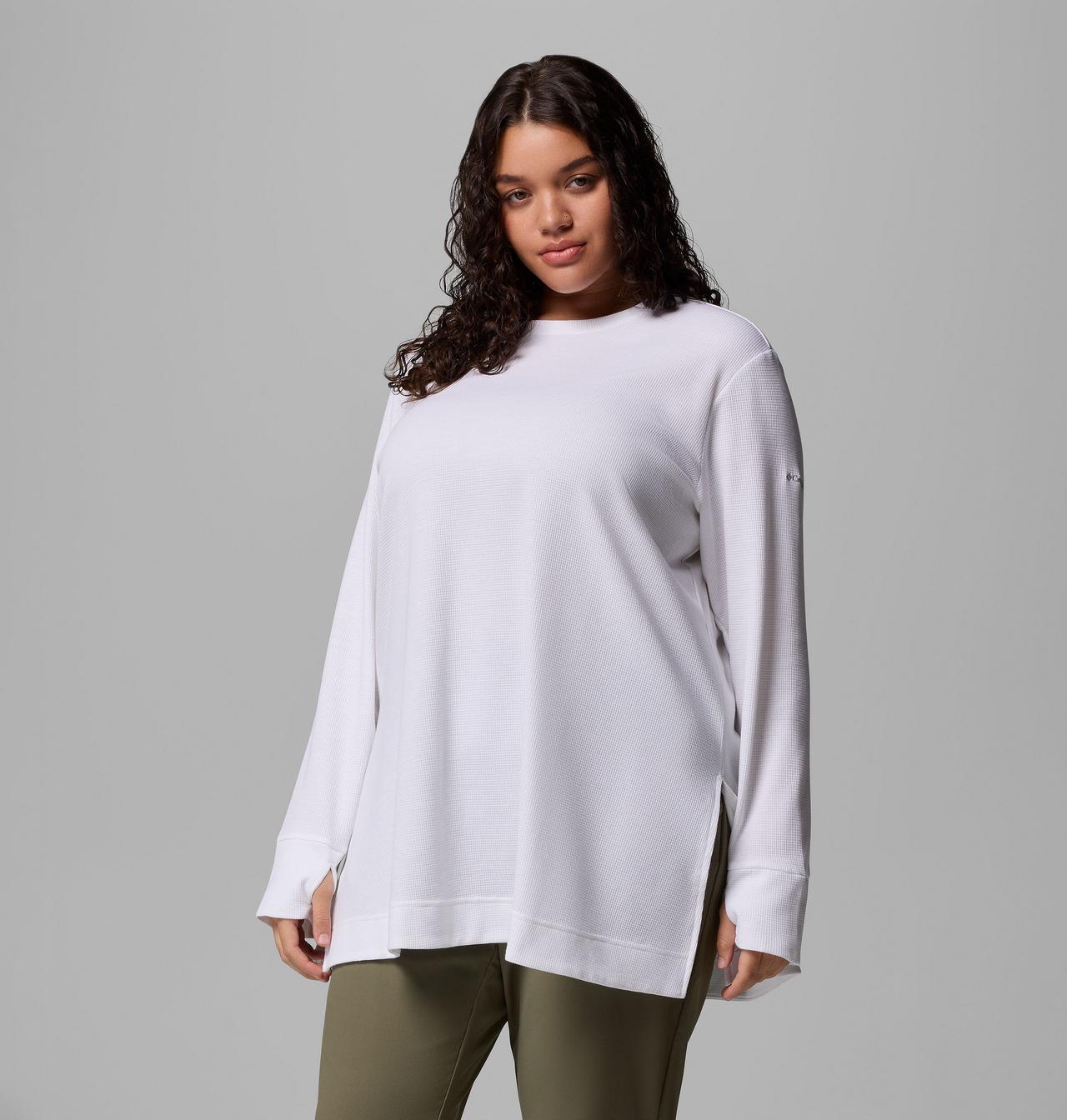 Women's Holly Hideaway™ Waffle Tunic - Plus Size 4