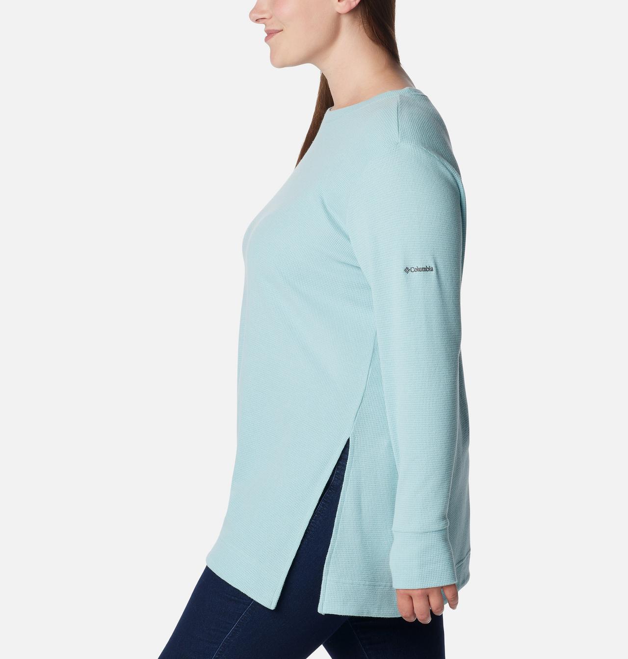 Women's Holly Hideaway™ Waffle Tunic - Plus Size 3