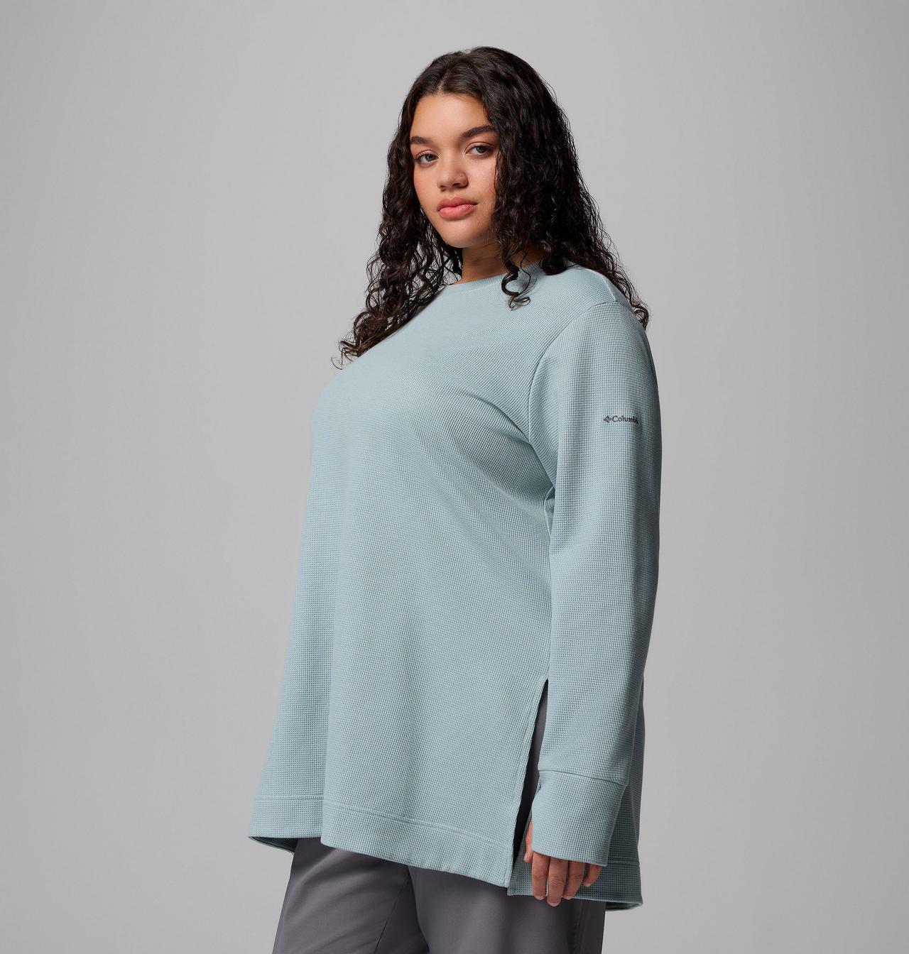 Women's Holly Hideaway™ Waffle Tunic - Plus Size 4