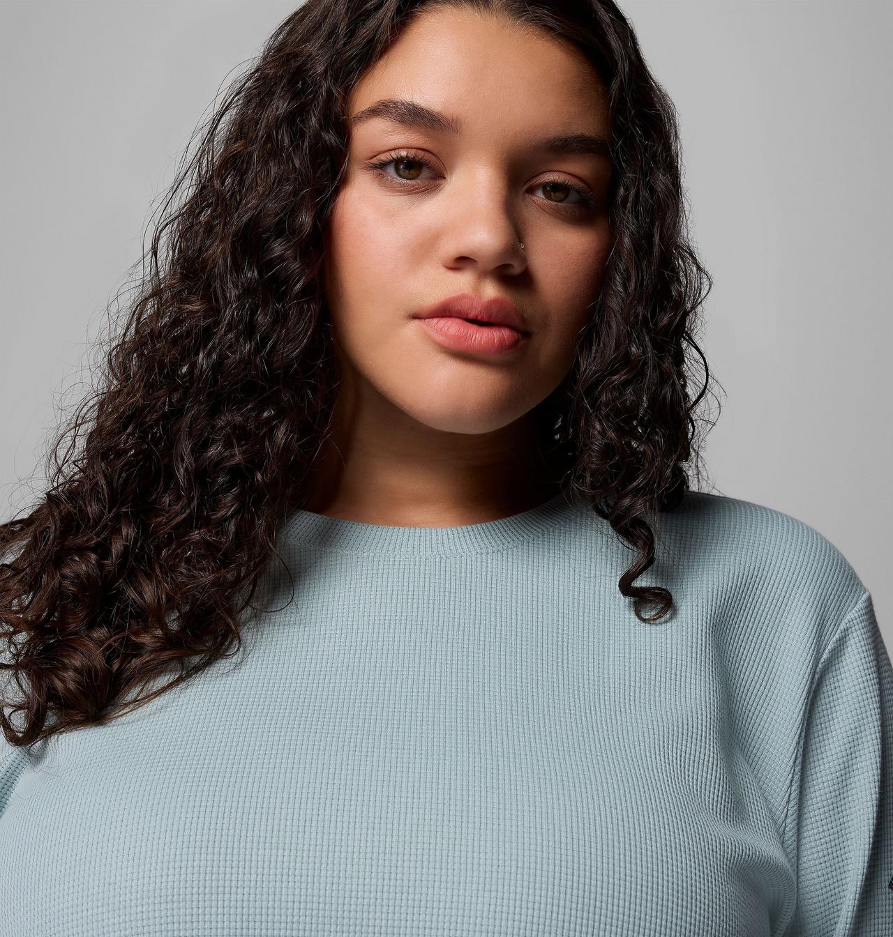 Women's Holly Hideaway™ Waffle Tunic - Plus Size 5