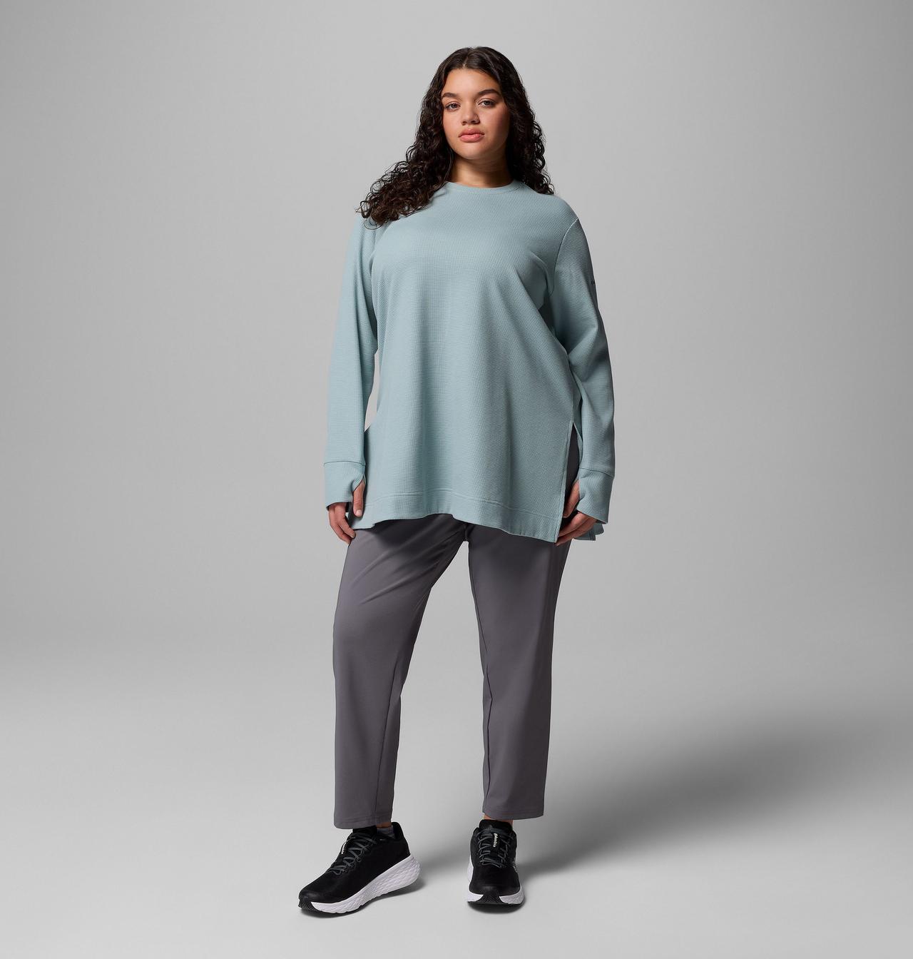 Women's Holly Hideaway™ Waffle Tunic - Plus Size 2