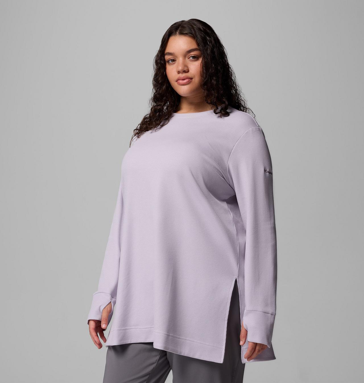 Women's Holly Hideaway™ Waffle Tunic - Plus Size | 551 | 1X 4