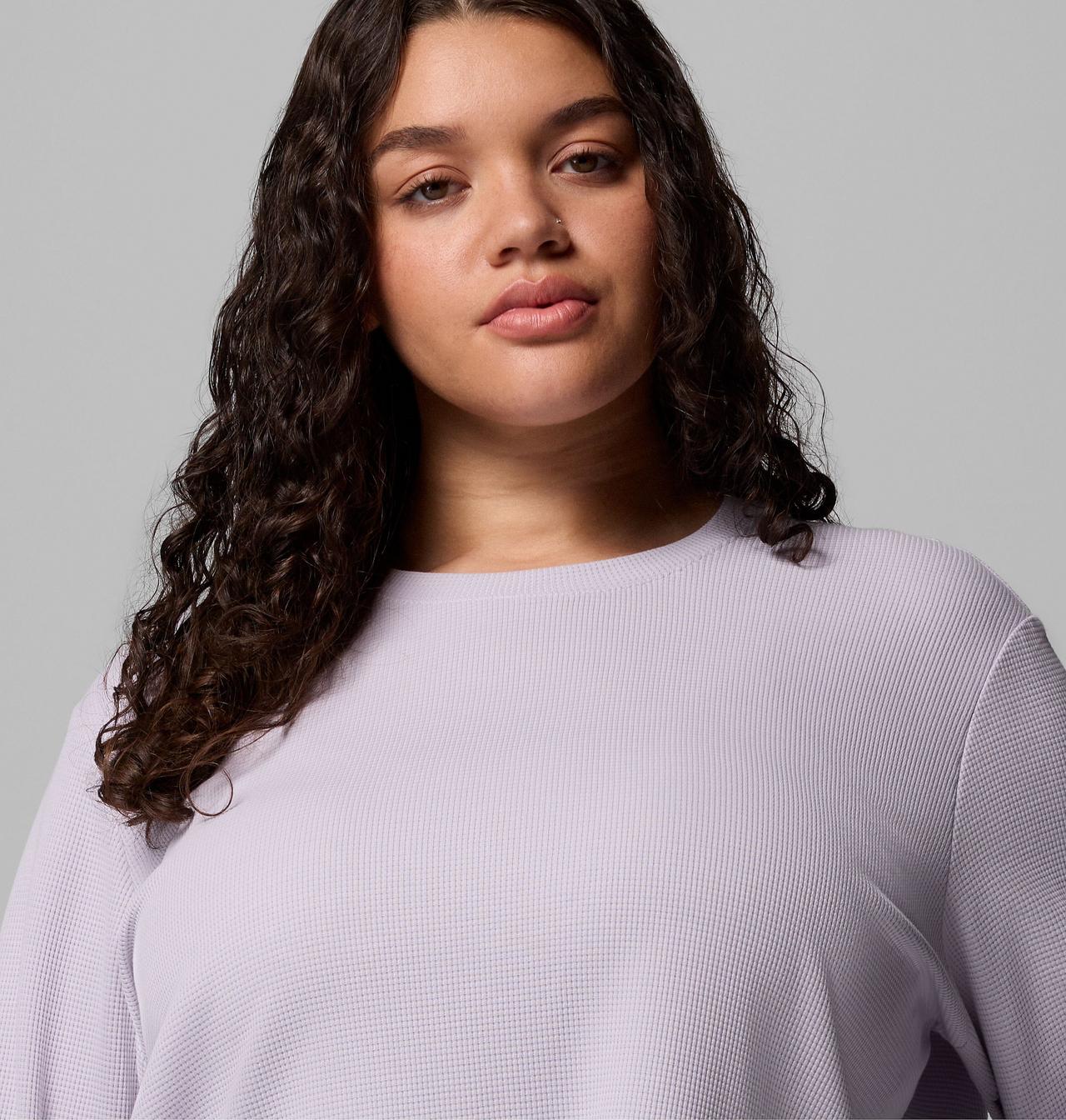 Women's Holly Hideaway™ Waffle Tunic - Plus Size | 551 | 1X 5