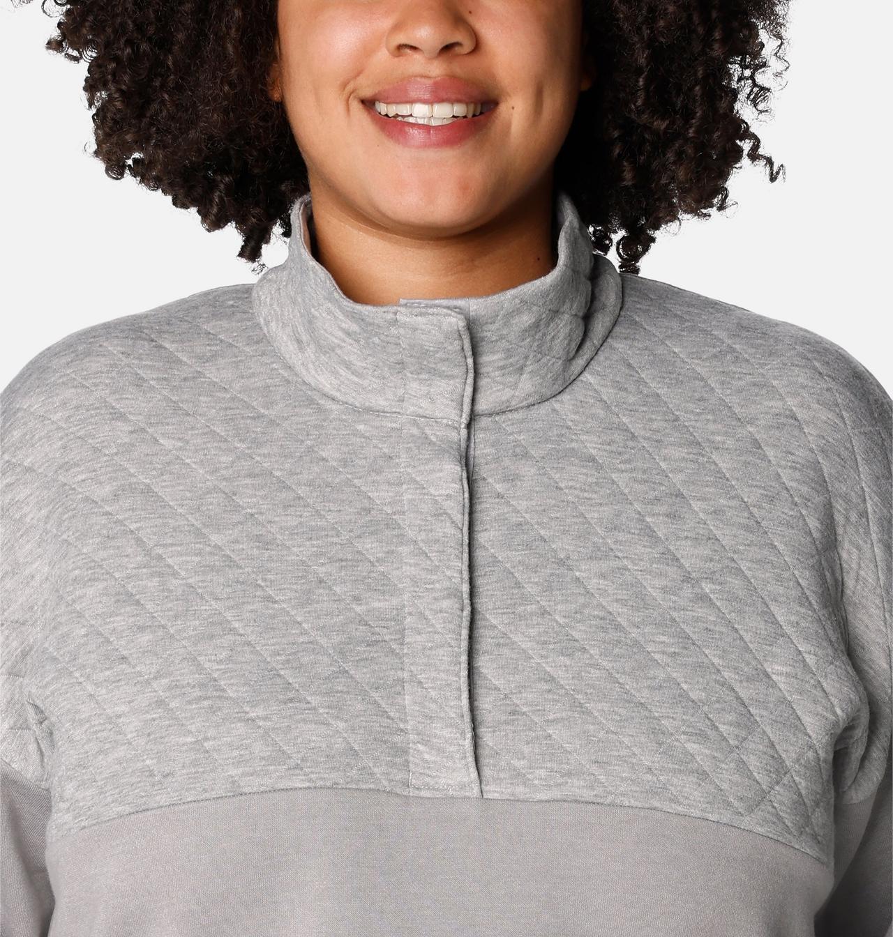 Women's Hart Mountain™ Quilted Half Snap Pullover - Plus Size 4
