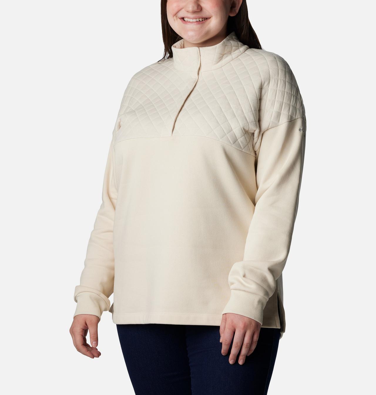 Women's Hart Mountain™ Quilted Half Snap Pullover - Plus Size 5