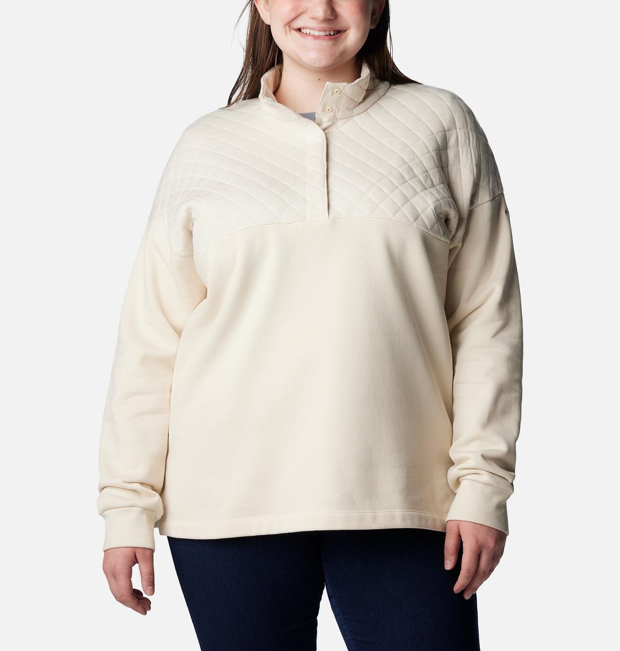 Women's Hart Mountain™ Quilted Half Snap Pullover - Plus Size 1