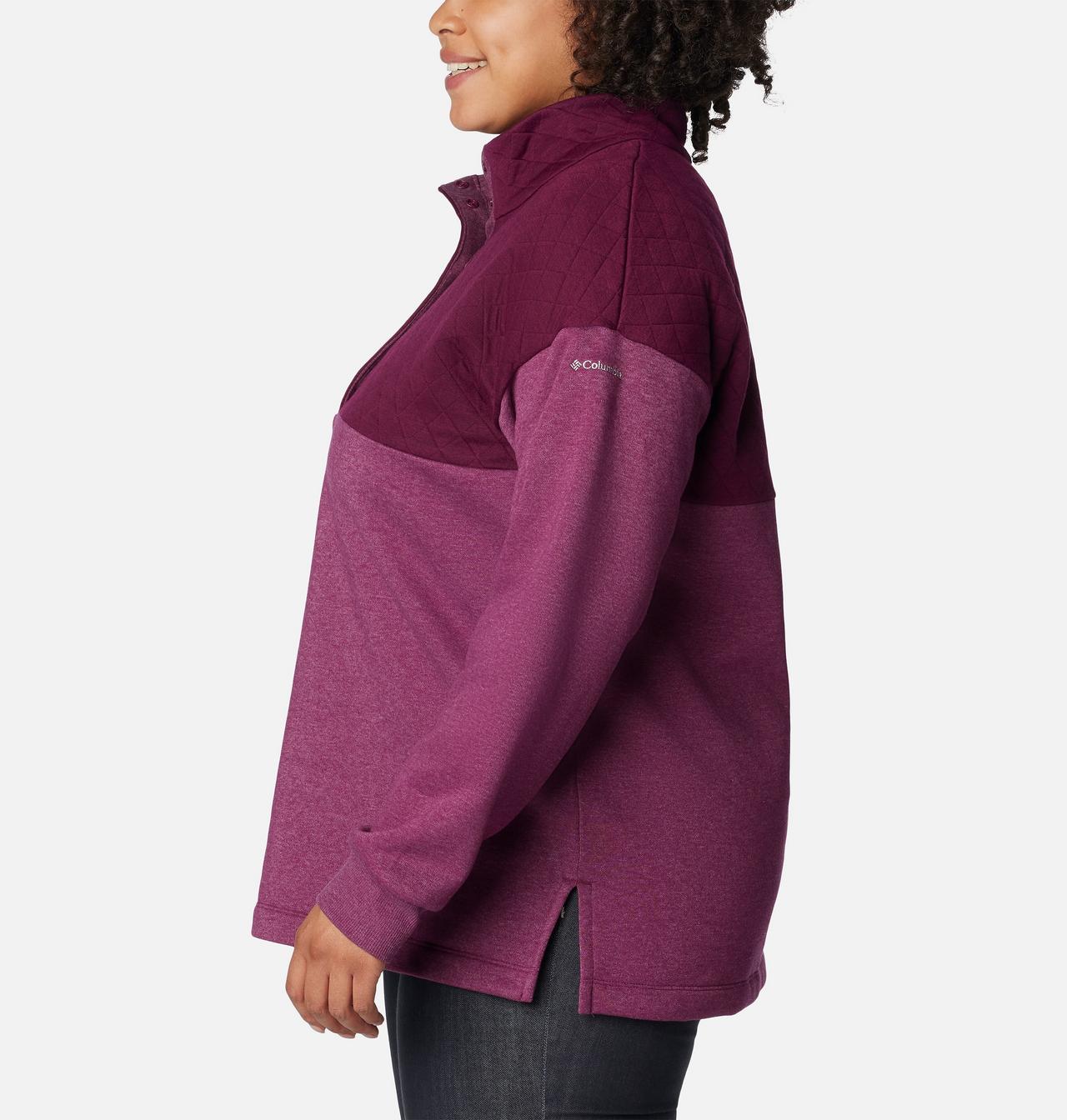 Women's Hart Mountain™ Quilted Half Snap Pullover - Plus Size 3