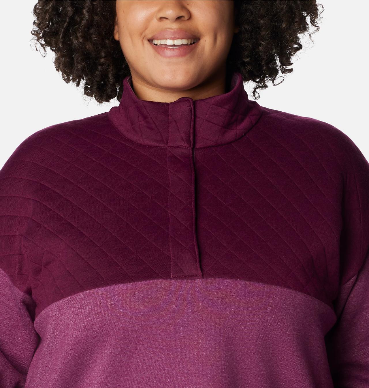 Women's Hart Mountain™ Quilted Half Snap Pullover - Plus Size 4