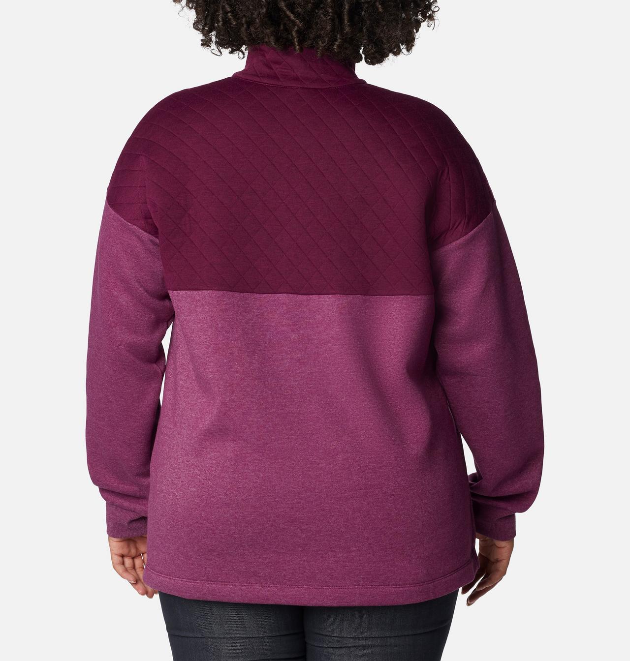 Women's Hart Mountain™ Quilted Half Snap Pullover - Plus Size 2
