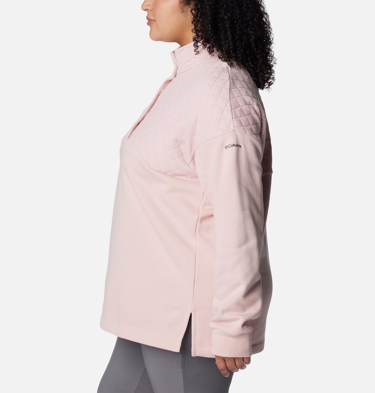 Women's Hart Mountain™ Quilted Half Snap Pullover - Plus Size 3