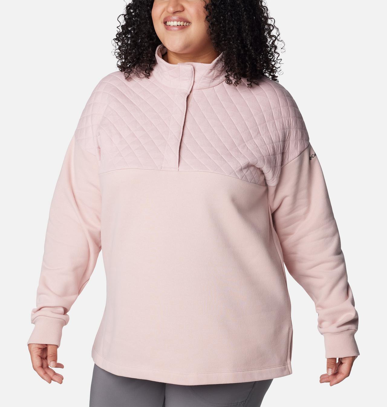 Women's Hart Mountain™ Quilted Half Snap Pullover - Plus Size 5