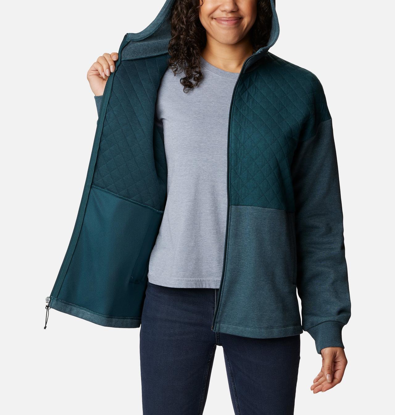 Women's Hart Mountain™ Quilted Hooded Full Zip 5