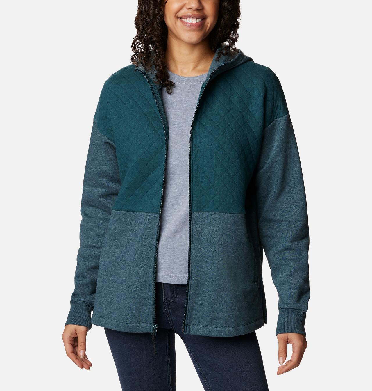 Women's Hart Mountain™ Quilted Hooded Full Zip 6