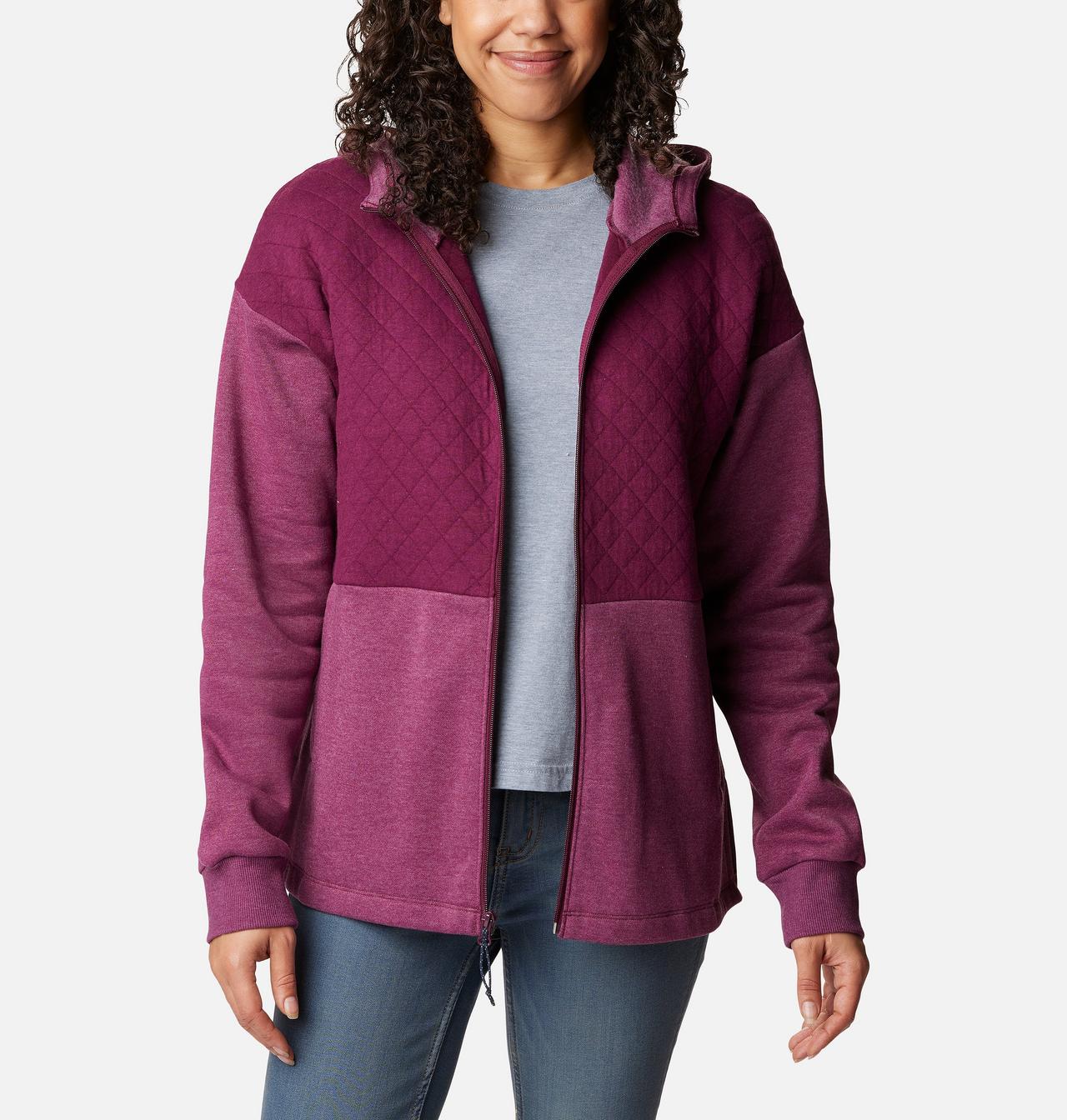 Women's Hart Mountain™ Quilted Hooded Full Zip 6