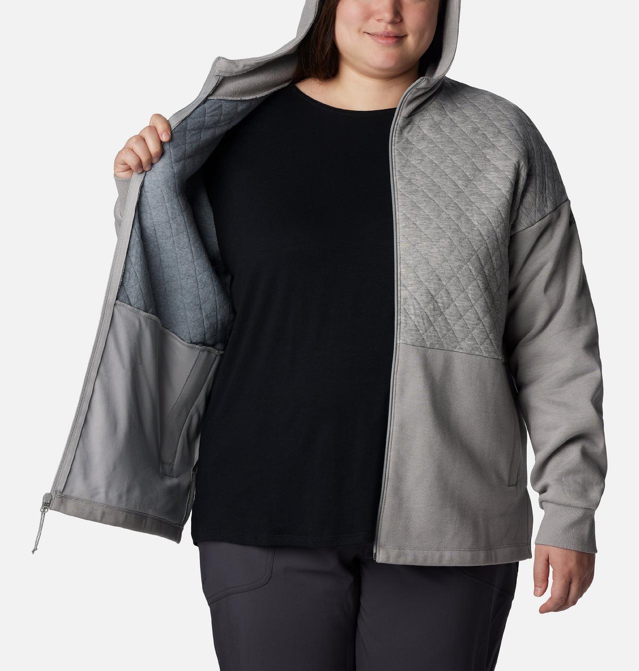 Women's Hart Mountain™ Quilted Hooded Full Zip - Plus Size 5