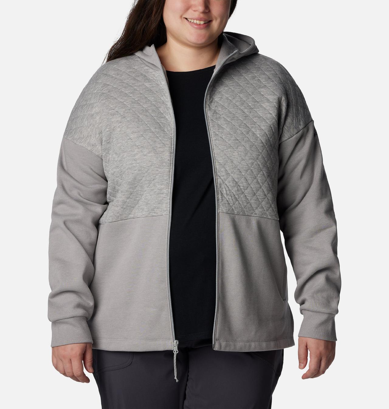 Women's Hart Mountain™ Quilted Hooded Full Zip - Plus Size 6