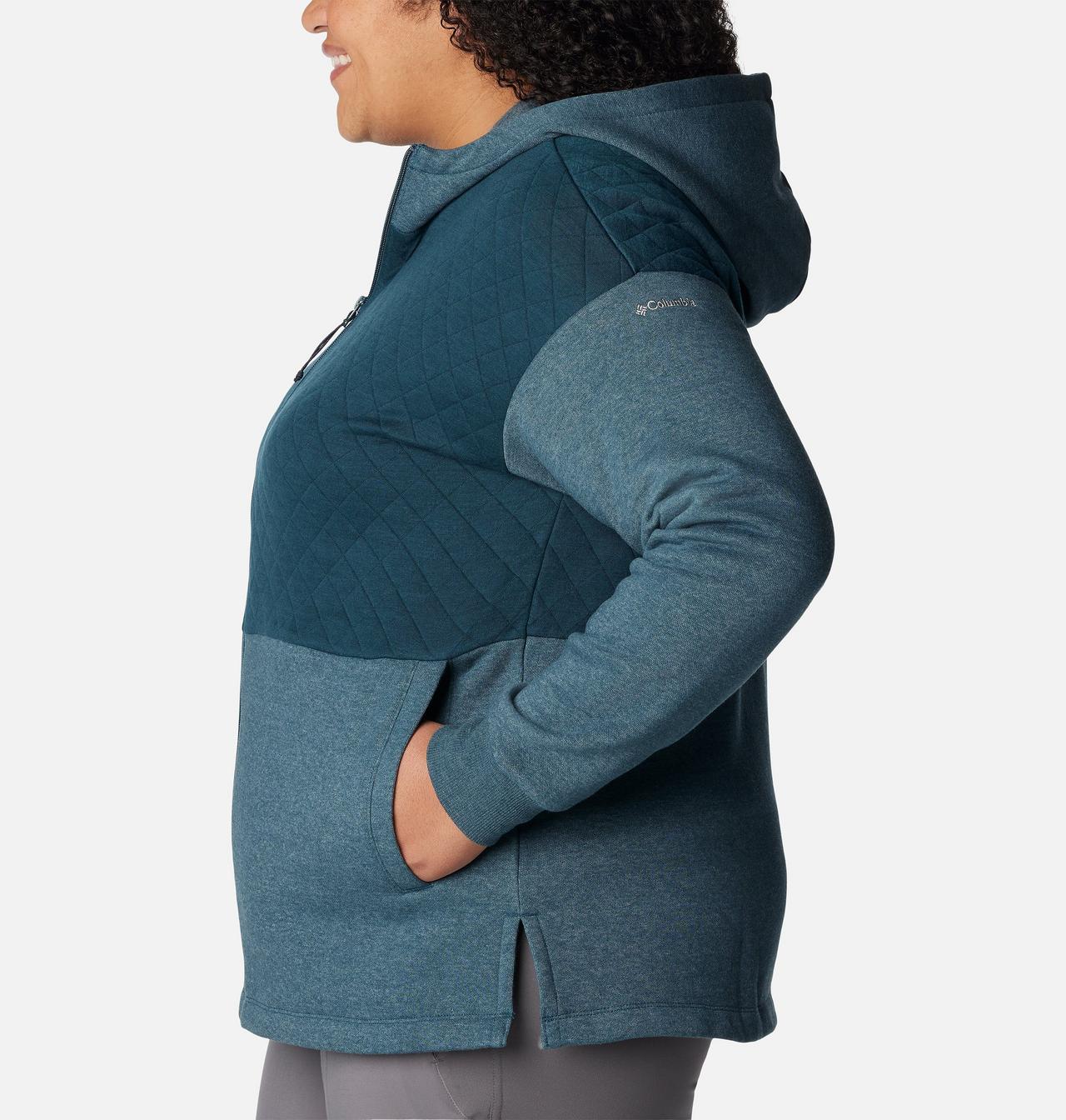 Women's Hart Mountain™ Quilted Hooded Full Zip - Plus Size 3