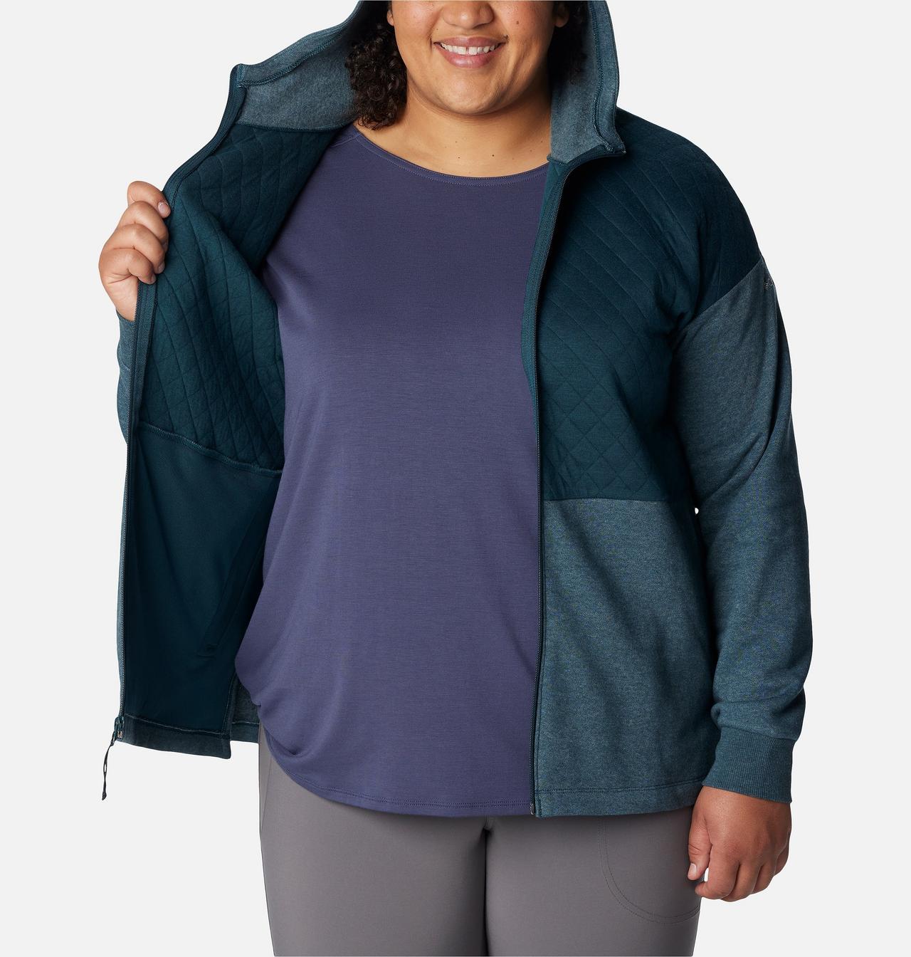 Women's Hart Mountain™ Quilted Hooded Full Zip - Plus Size 5