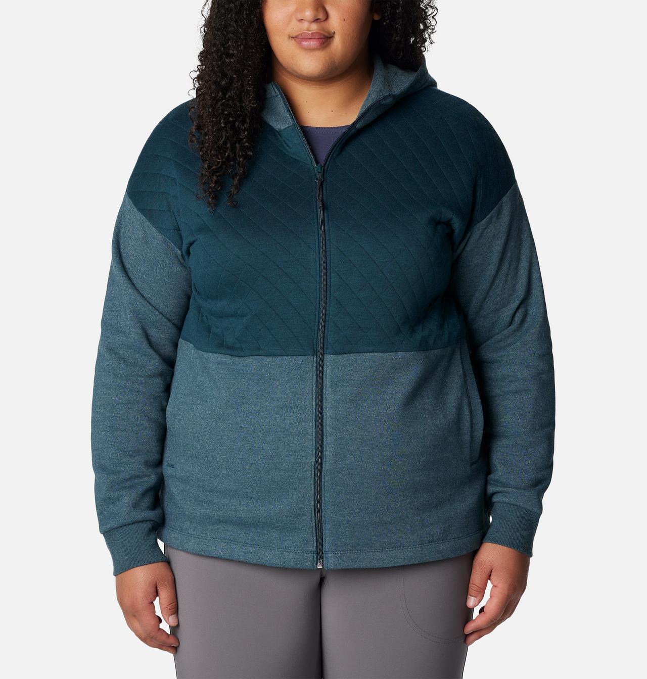Women's Hart Mountain™ Quilted Hooded Full Zip - Plus Size 1