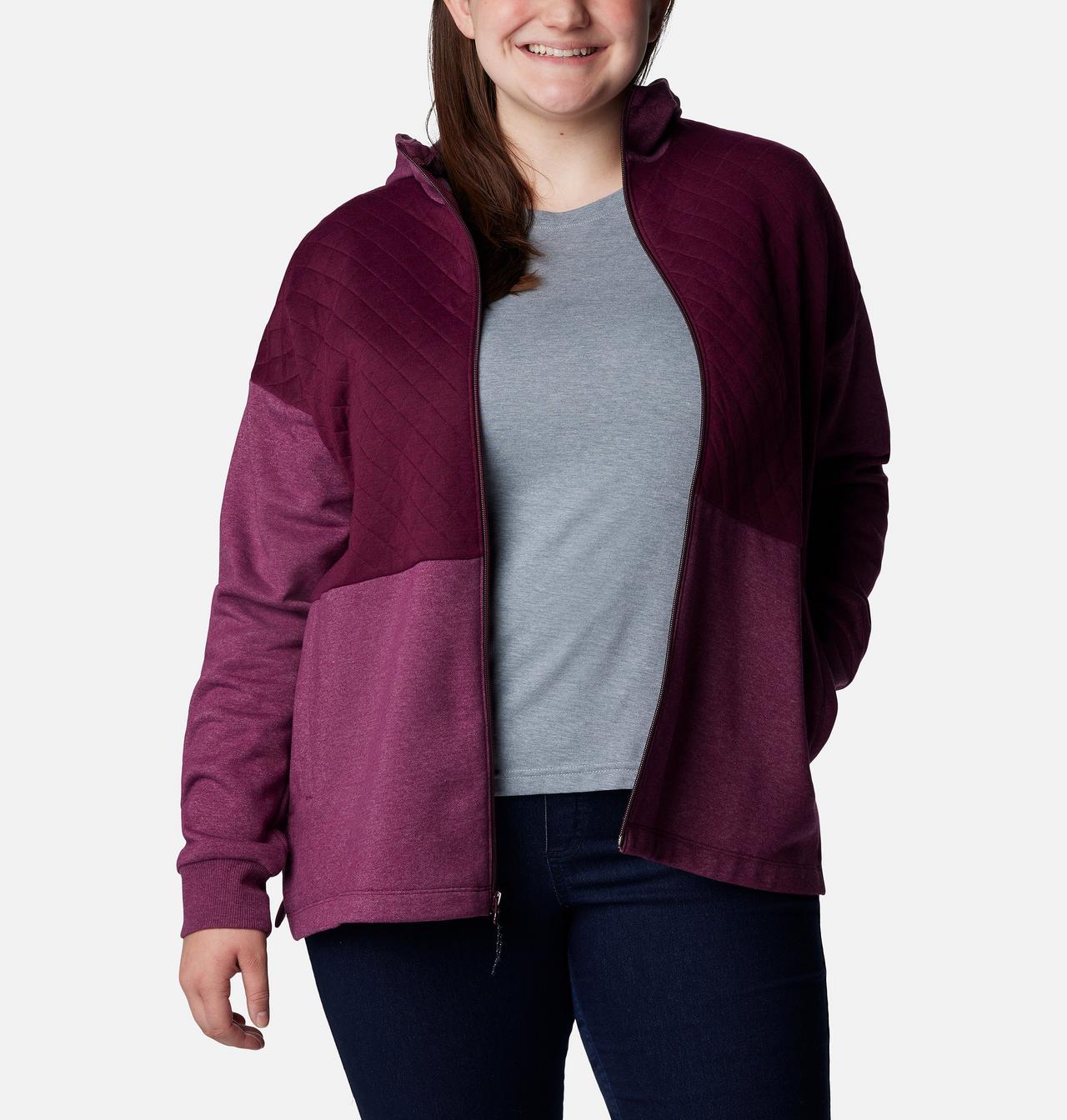 Women's Hart Mountain™ Quilted Hooded Full Zip - Plus Size 6