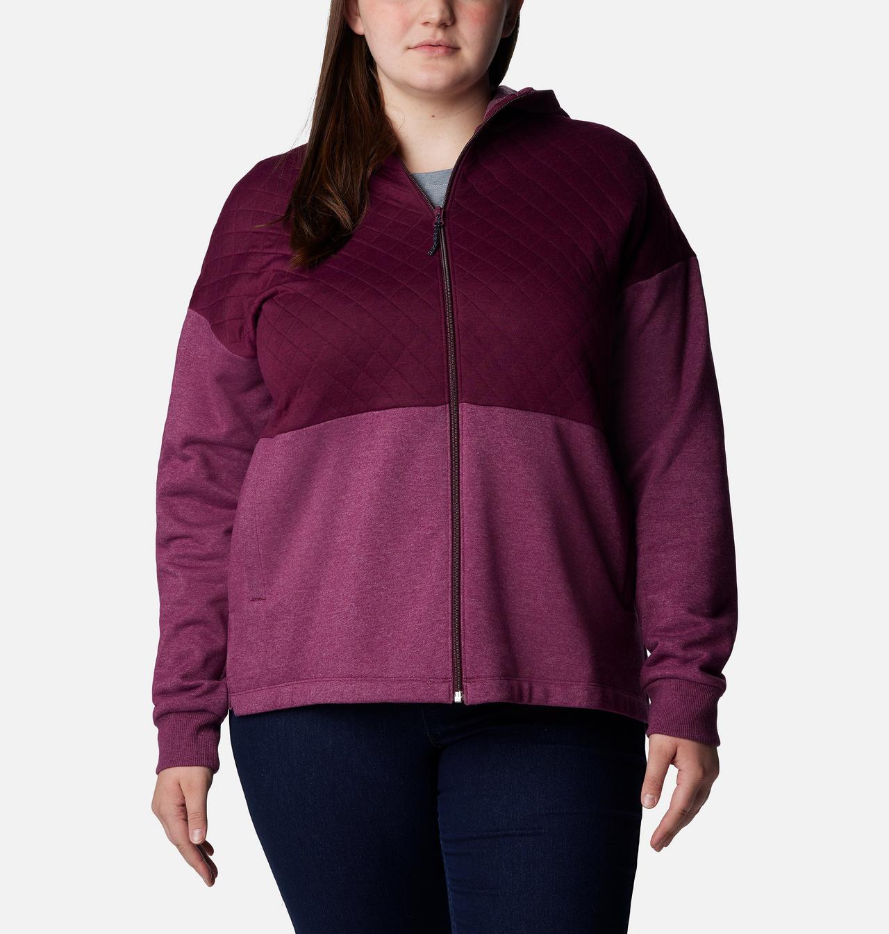 Women's Hart Mountain™ Quilted Hooded Full Zip - Plus Size 1