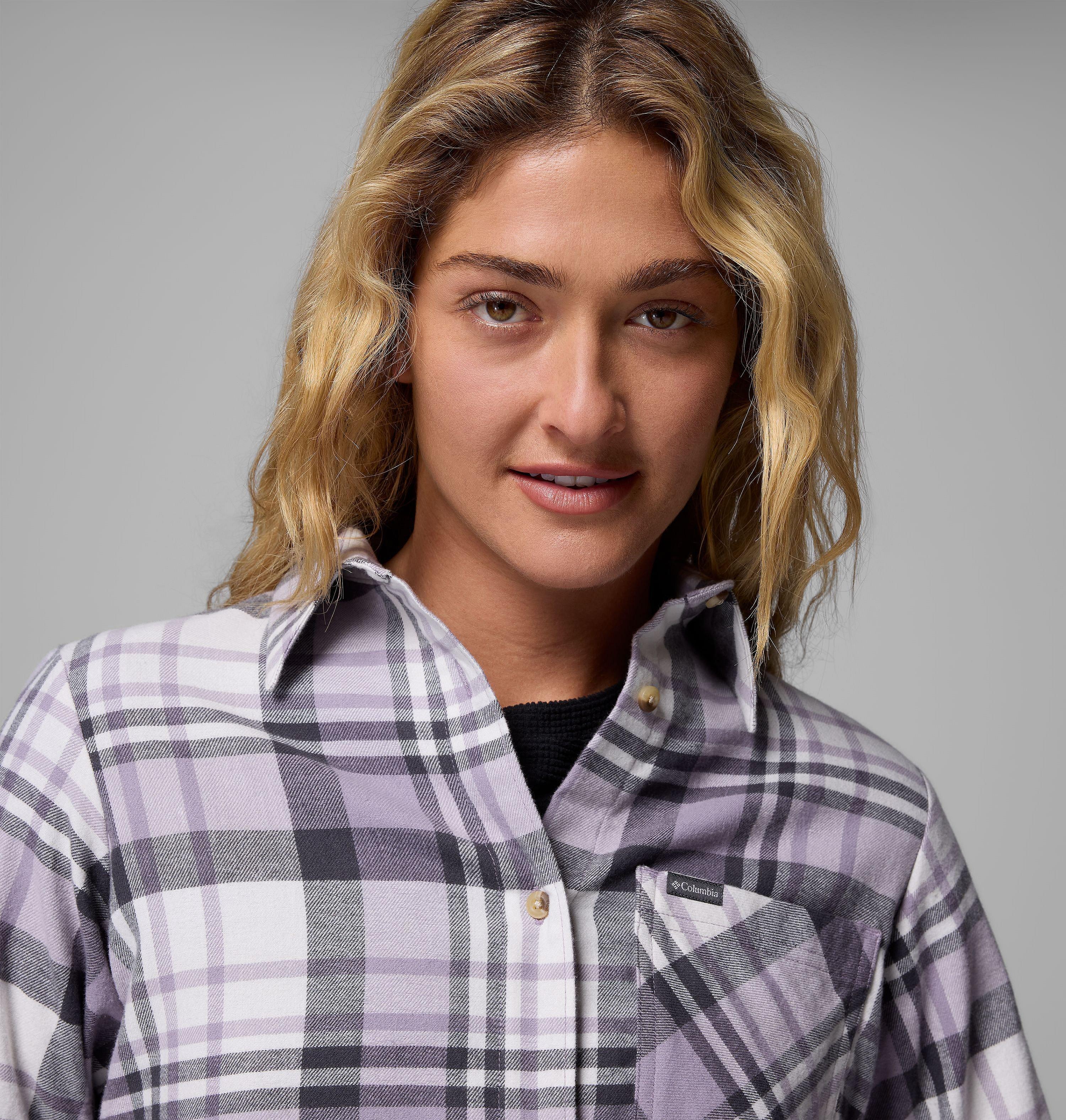 Women's Calico Basin Flannel Long Sleeve Shirt 6