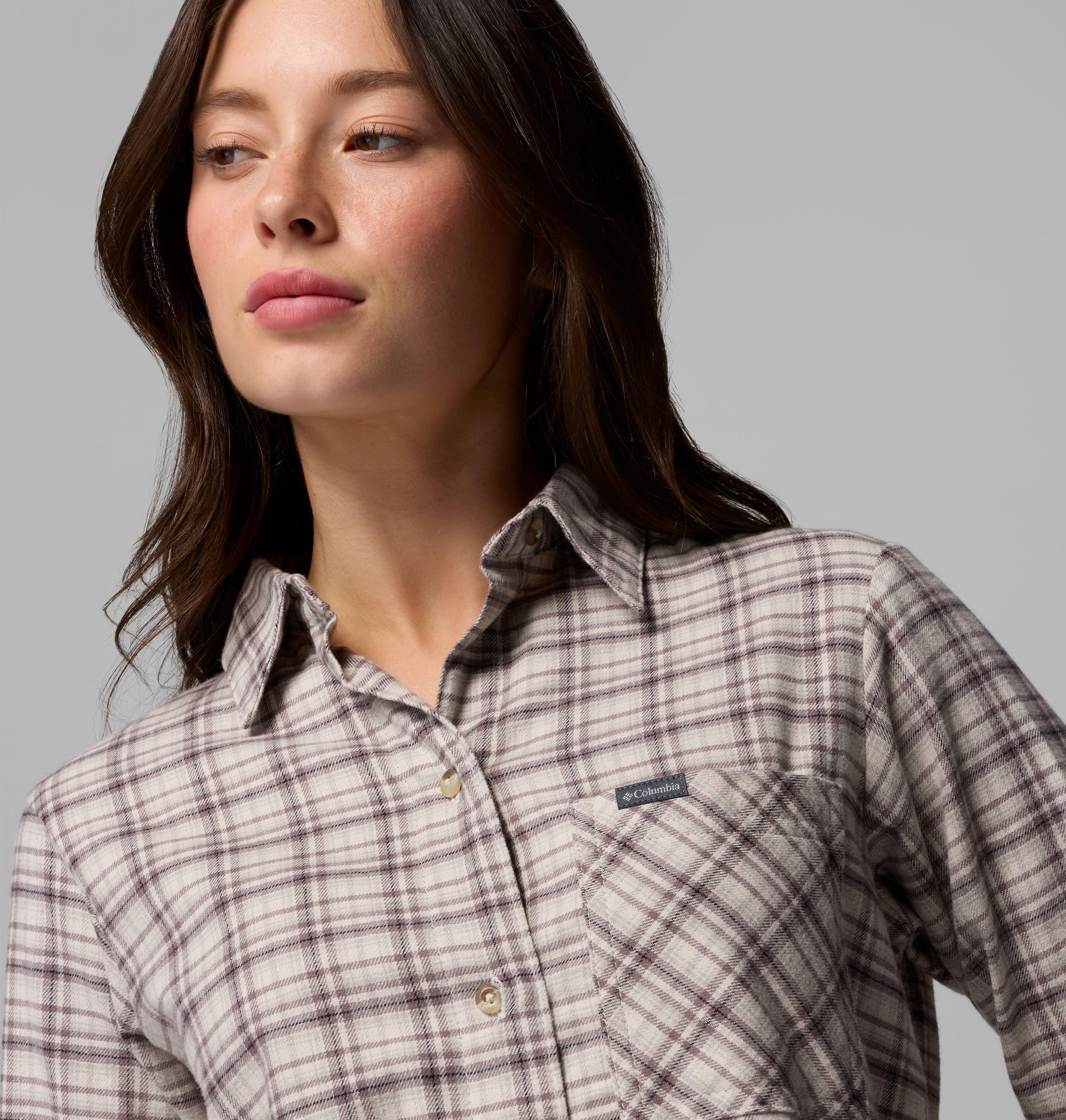 Women's Calico Basin Flannel Long Sleeve Shirt | 278 | XS 5