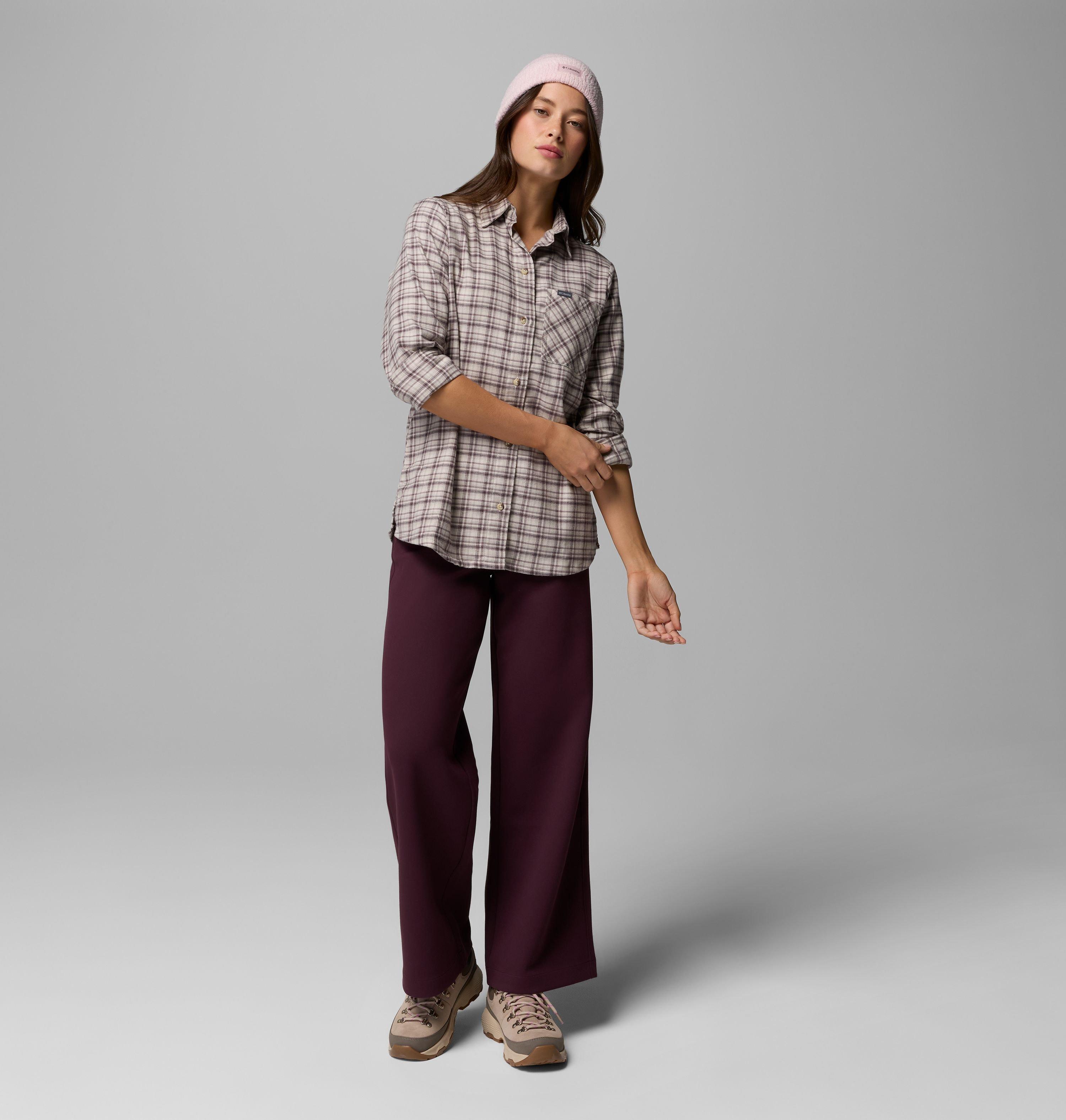 Women's Calico Basin Flannel Long Sleeve Shirt | 278 | XS 2