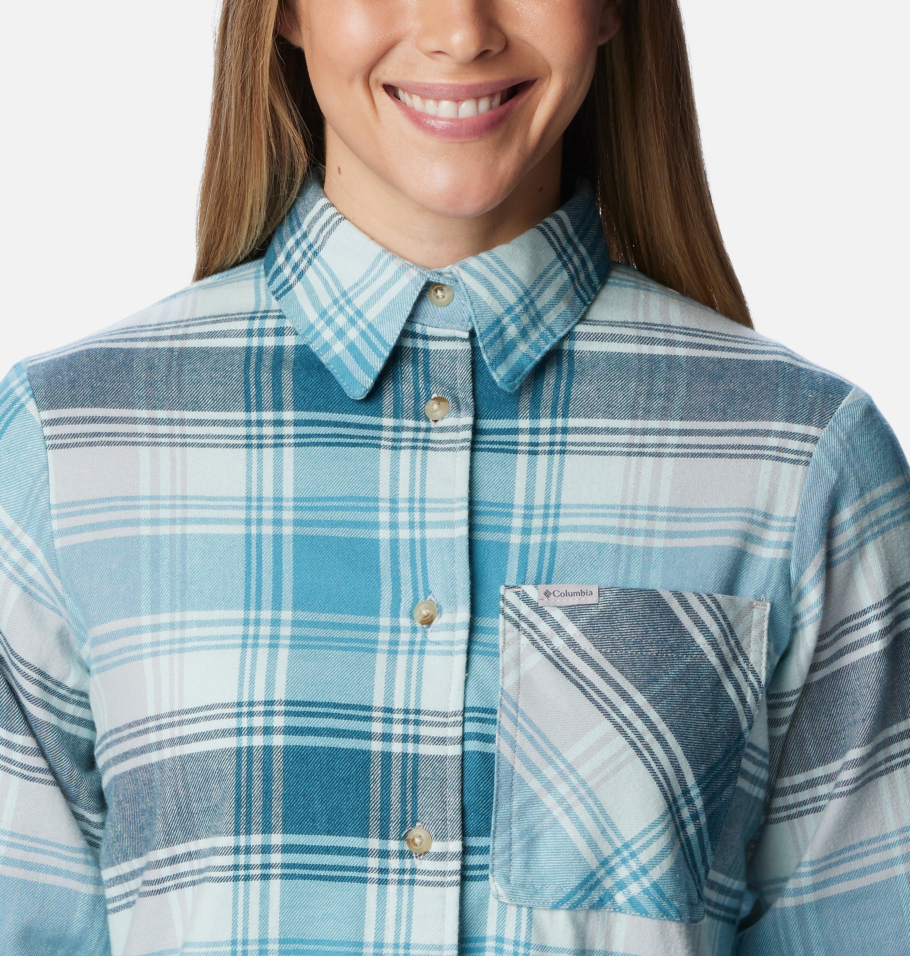 Women's Calico Basin Flannel Long Sleeve Shirt 4