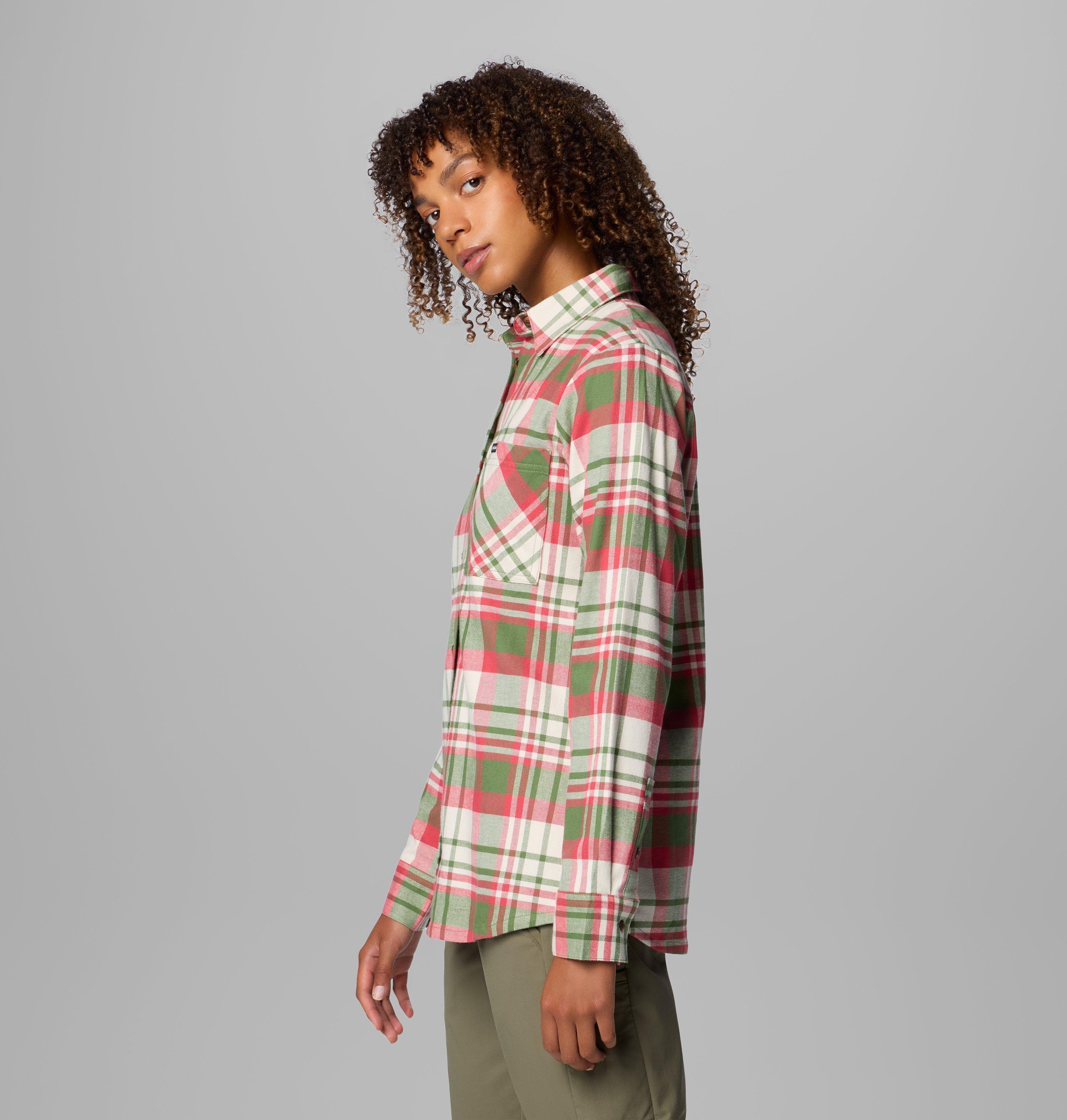 Women's Calico Basin Flannel Long Sleeve Shirt 4
