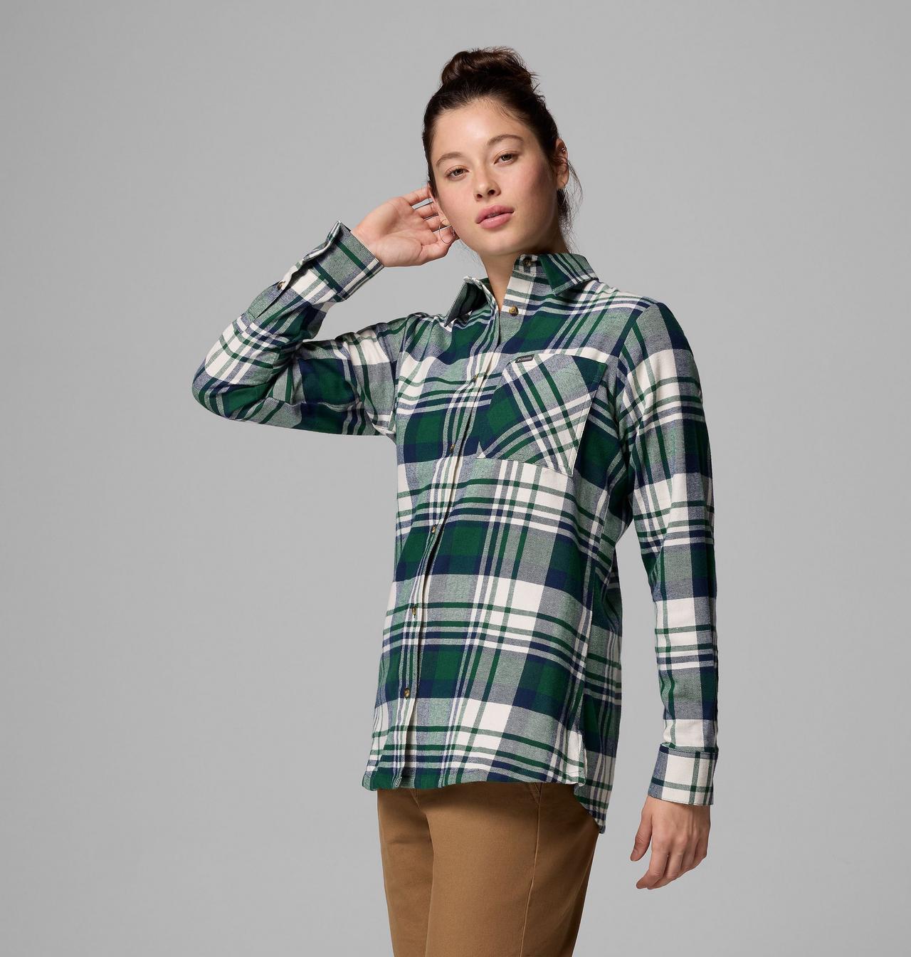 Women's Calico Basin™ Flannel Long Sleeve Shirt | 375 | L 4