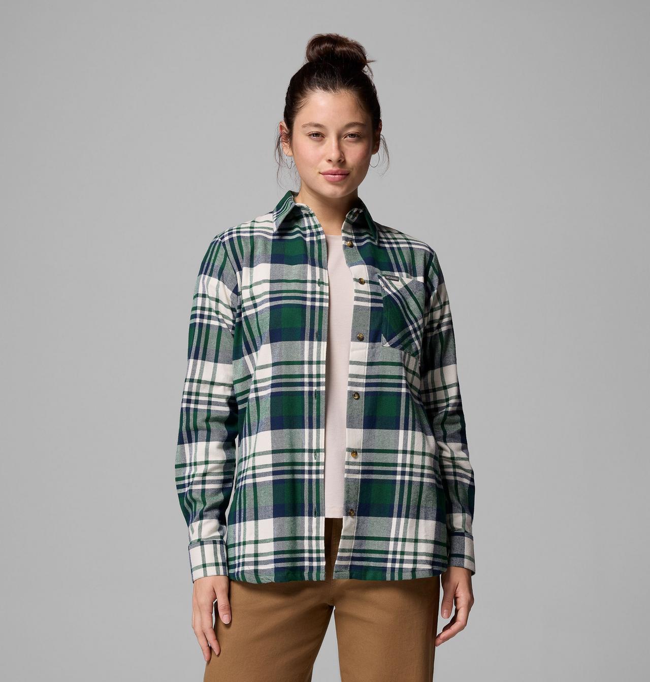 Women's Calico Basin™ Flannel Long Sleeve Shirt | 375 | L 5