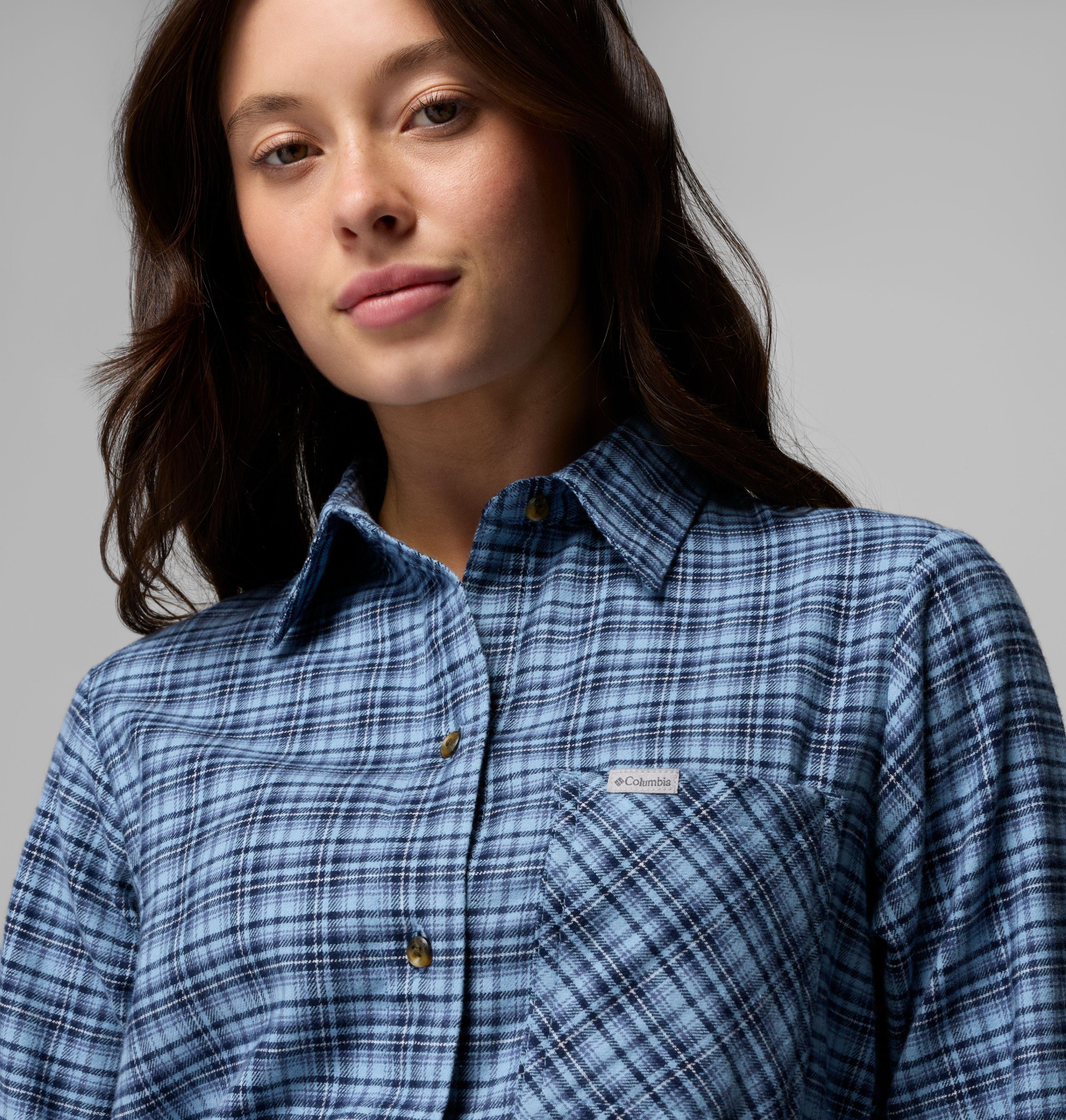 Women's Calico Basin Flannel Long Sleeve Shirt 5