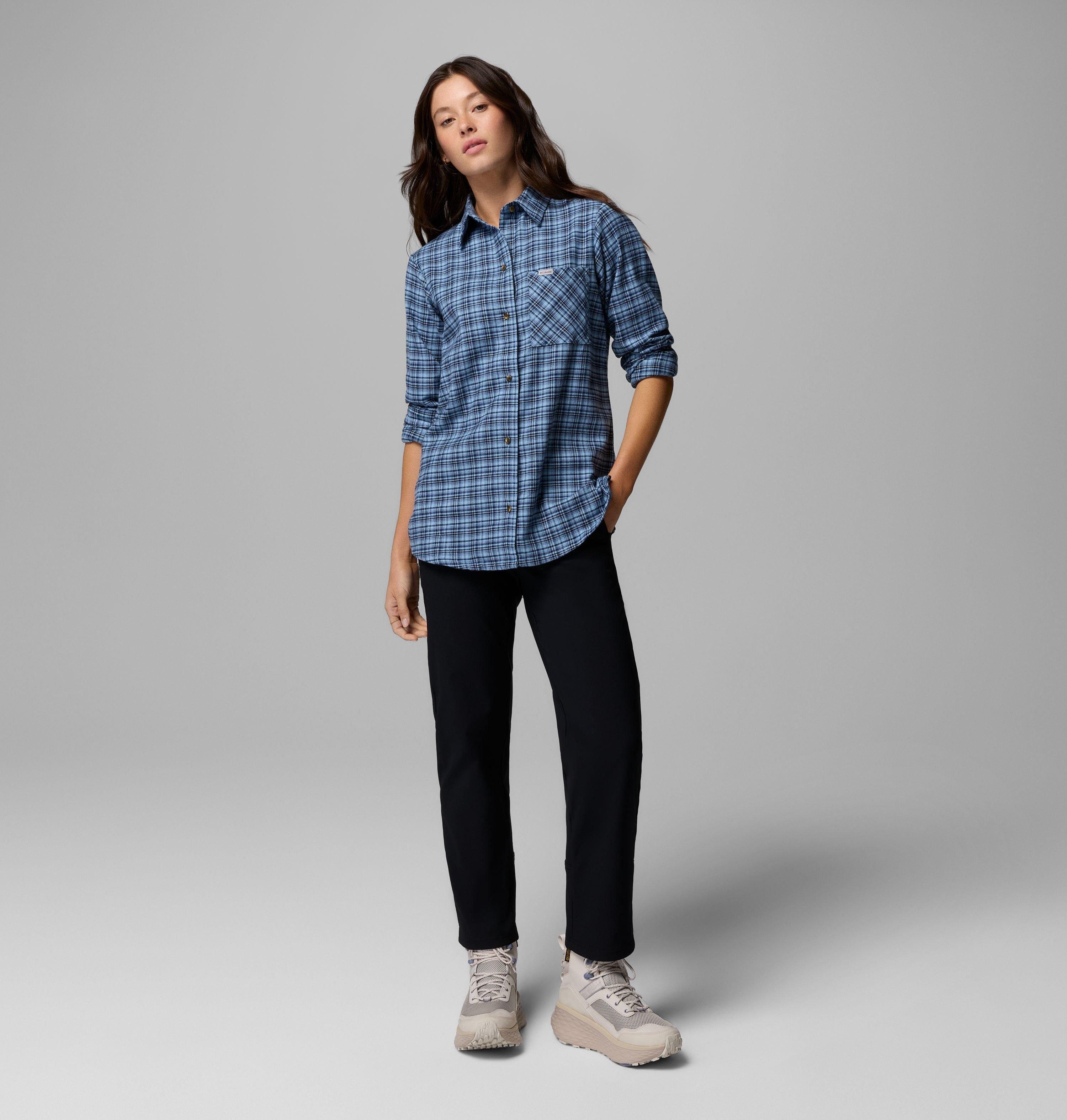 Women's Calico Basin Flannel Long Sleeve Shirt 2