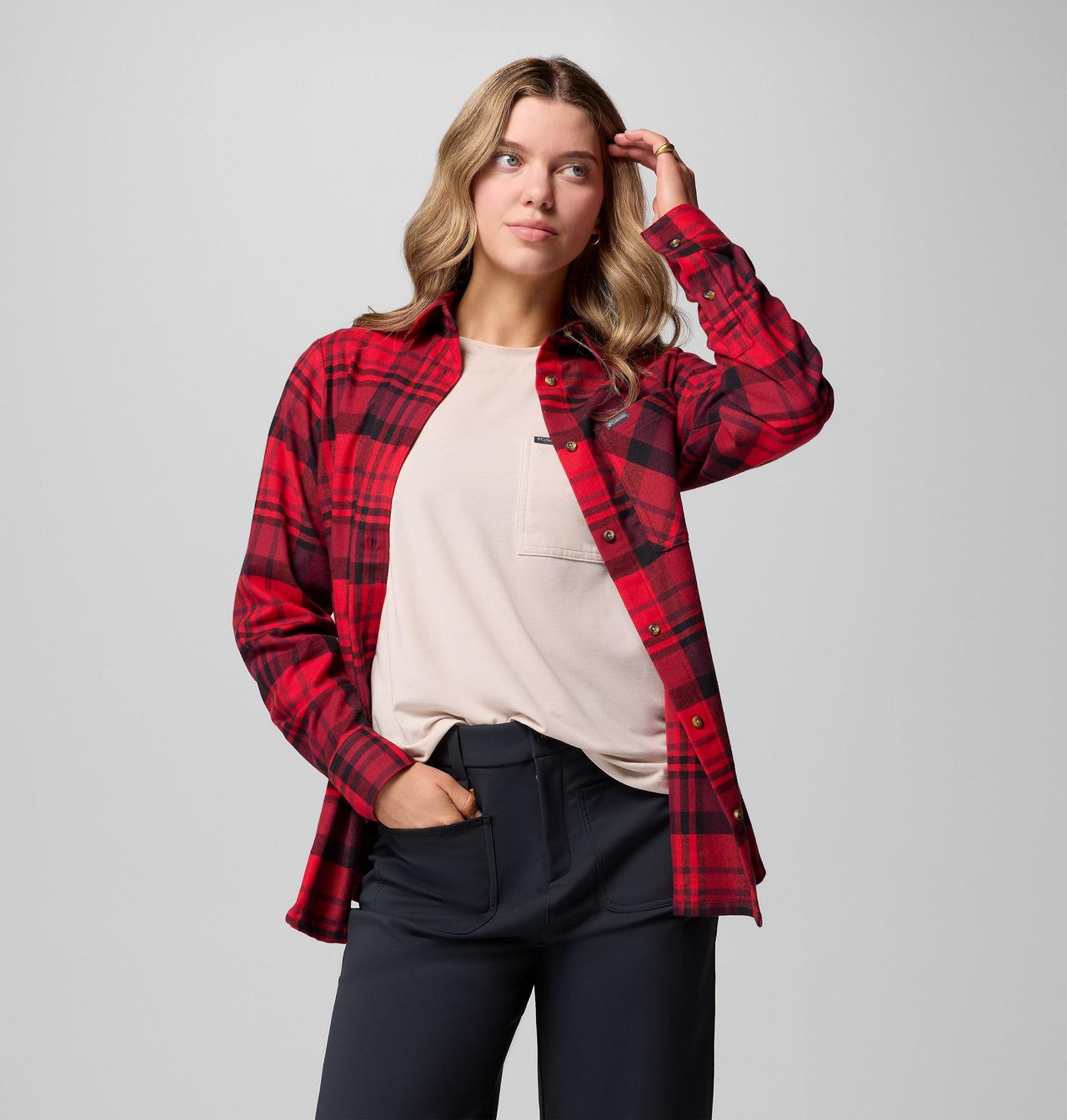 Women's Calico Basin™ Flannel Long Sleeve Shirt | 613 | XL 7