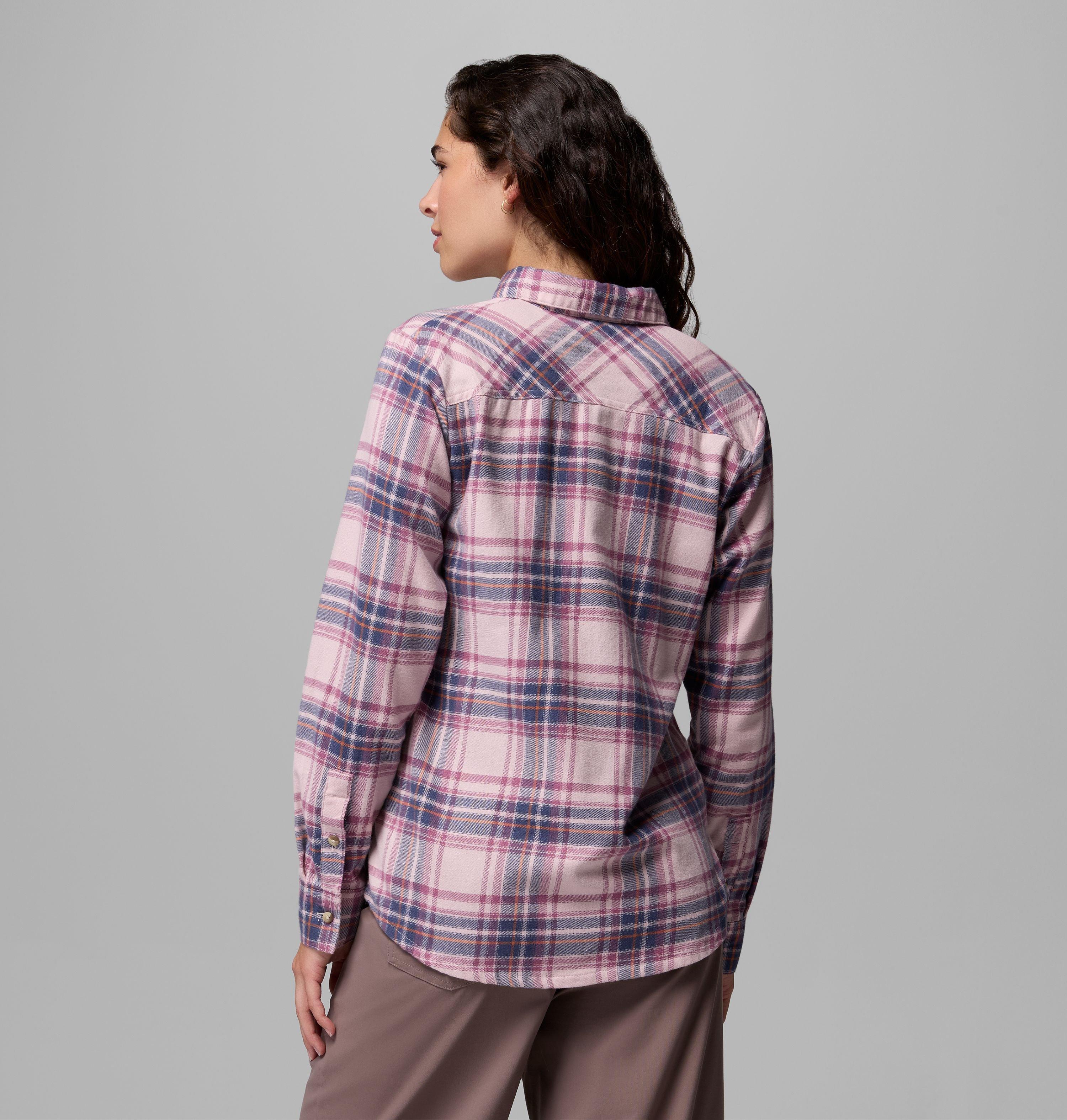 Women's Calico Basin Flannel Long Sleeve Shirt | 618 | S 3