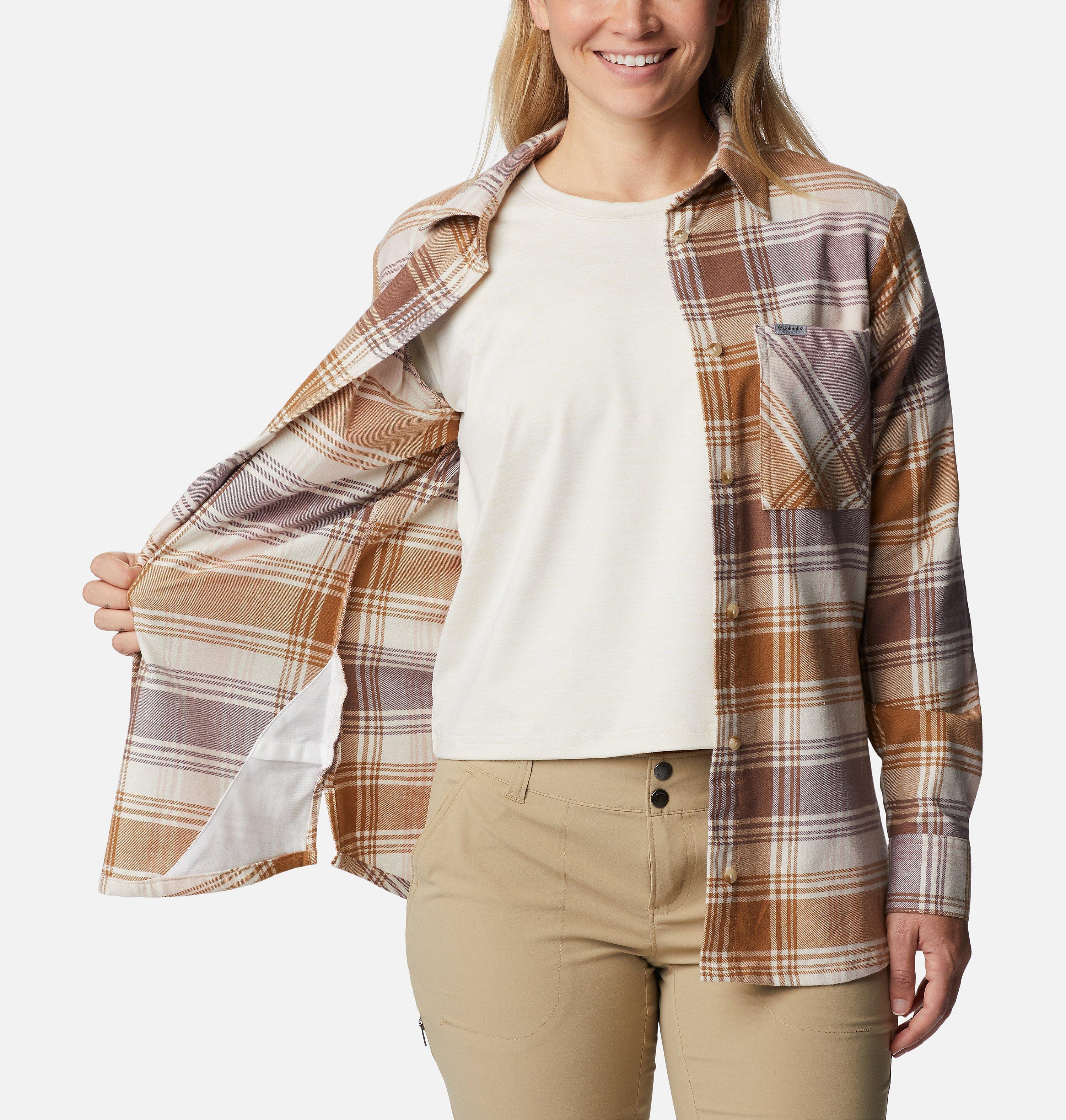 Women's Calico Basin Flannel Long Sleeve Shirt 5
