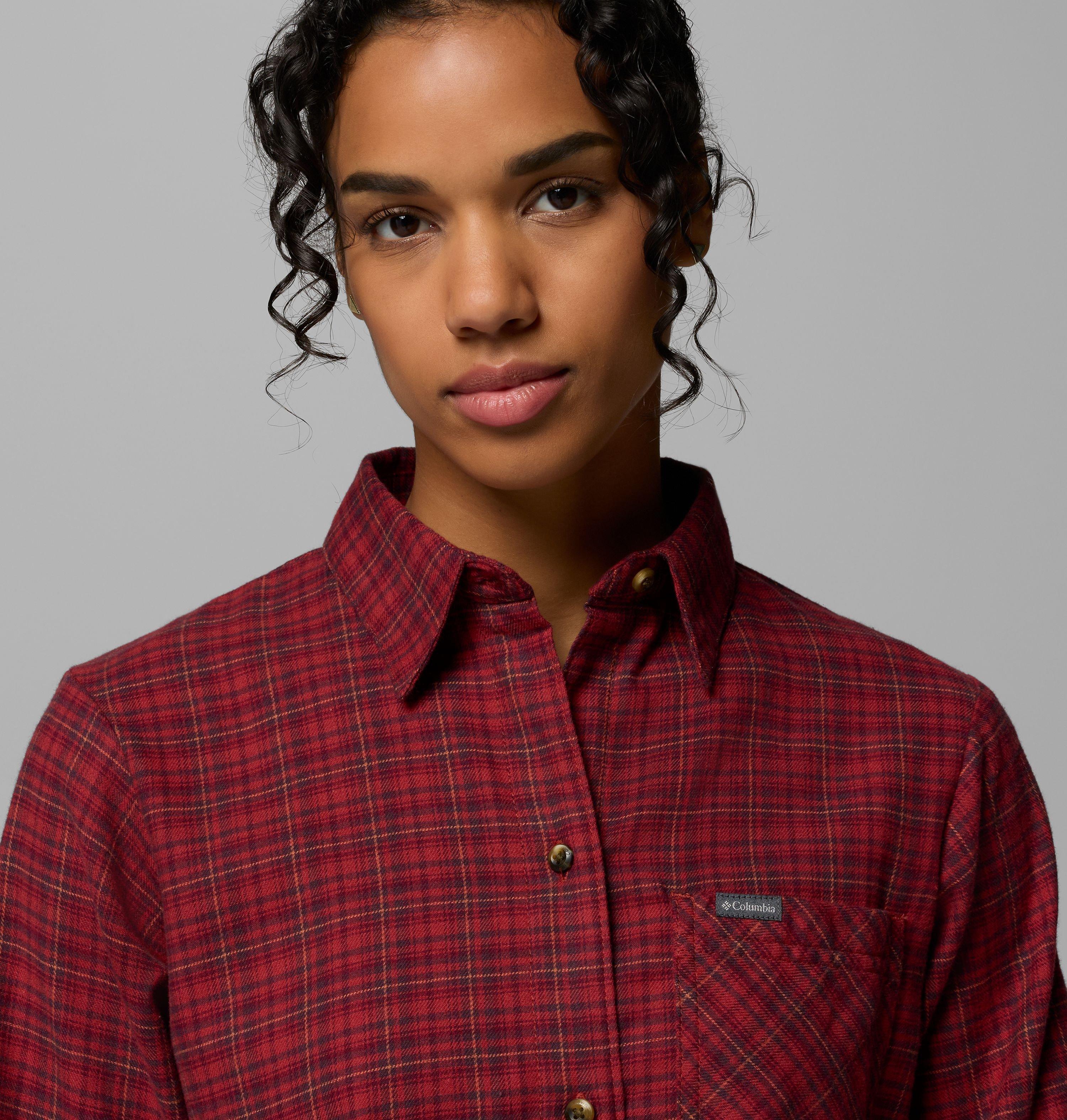 Women's Calico Basin Flannel Long Sleeve Shirt | 632 | S 5