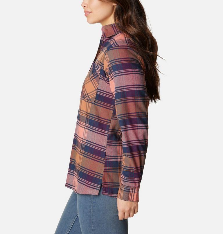 Calico Basin Flannel Long Sleeve Shirt | 852 | S, Color: Faded Peach Dimensional Buffalo, image 3
