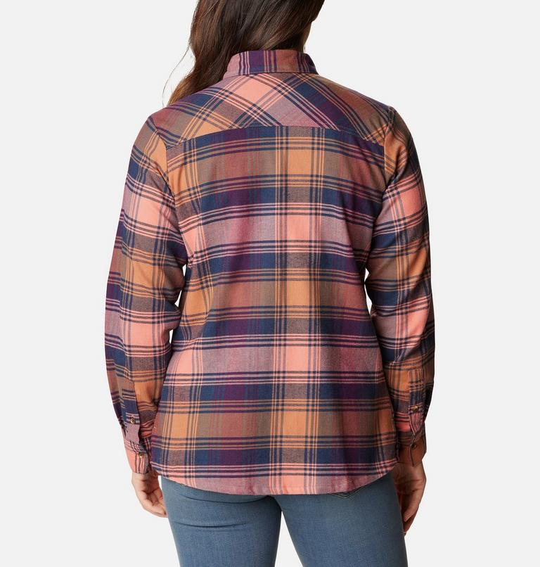 Calico Basin Flannel Long Sleeve Shirt | 852 | S, Color: Faded Peach Dimensional Buffalo, image 2