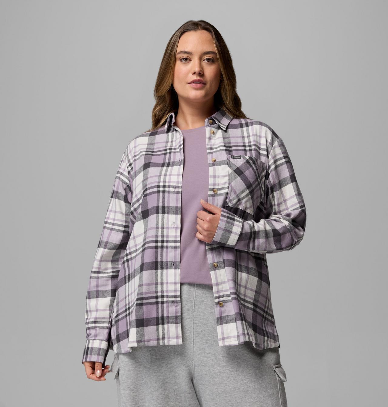 Women's Calico Basin™ Flannel Long Sleeve Shirt - Plus Size | 011 | 2X 5