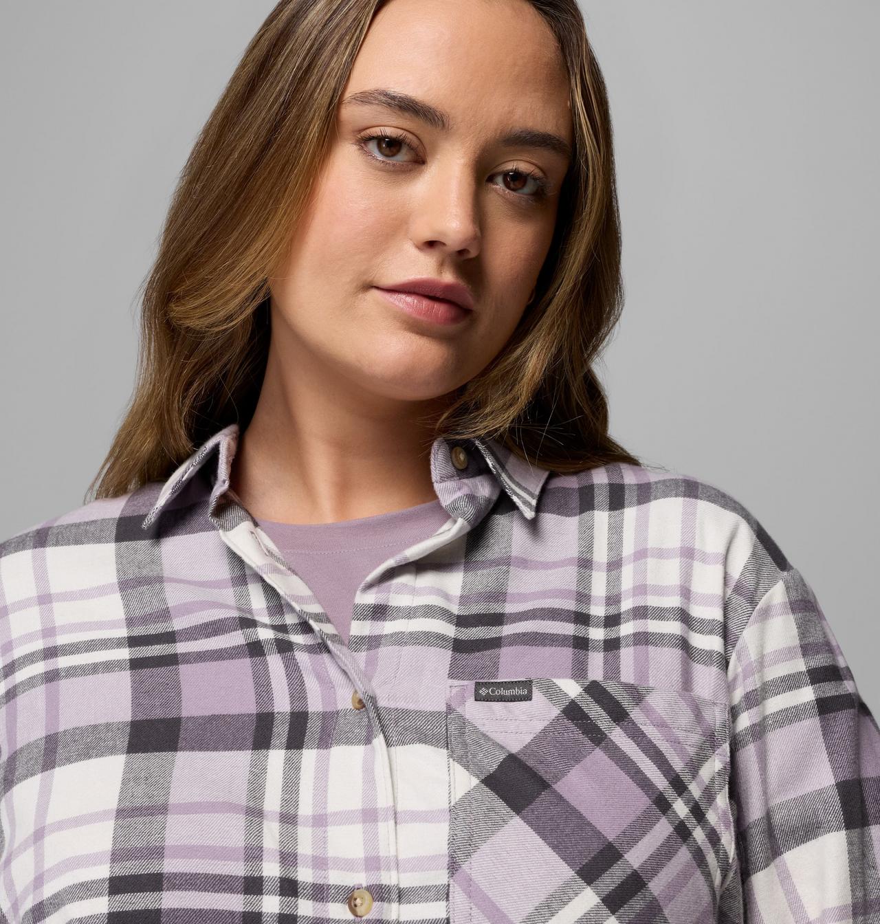 Women's Calico Basin™ Flannel Long Sleeve Shirt - Plus Size | 011 | 2X 6
