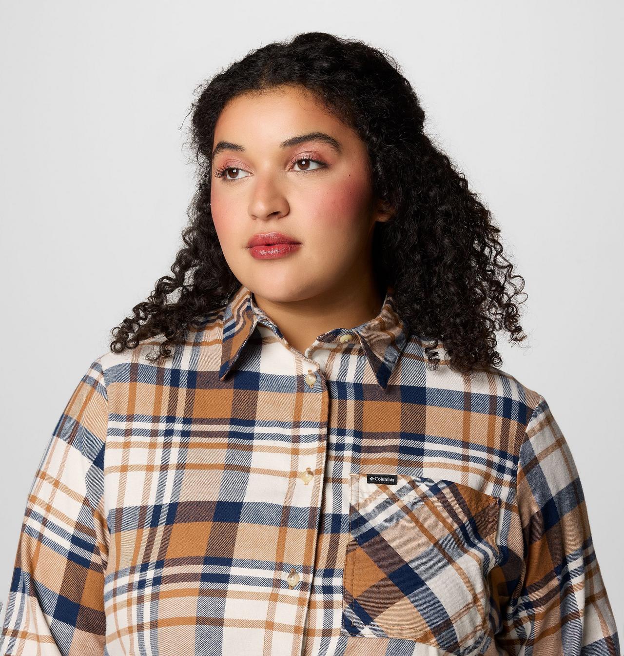 Women's Calico Basin™ Flannel Long Sleeve Shirt - Plus Size 5