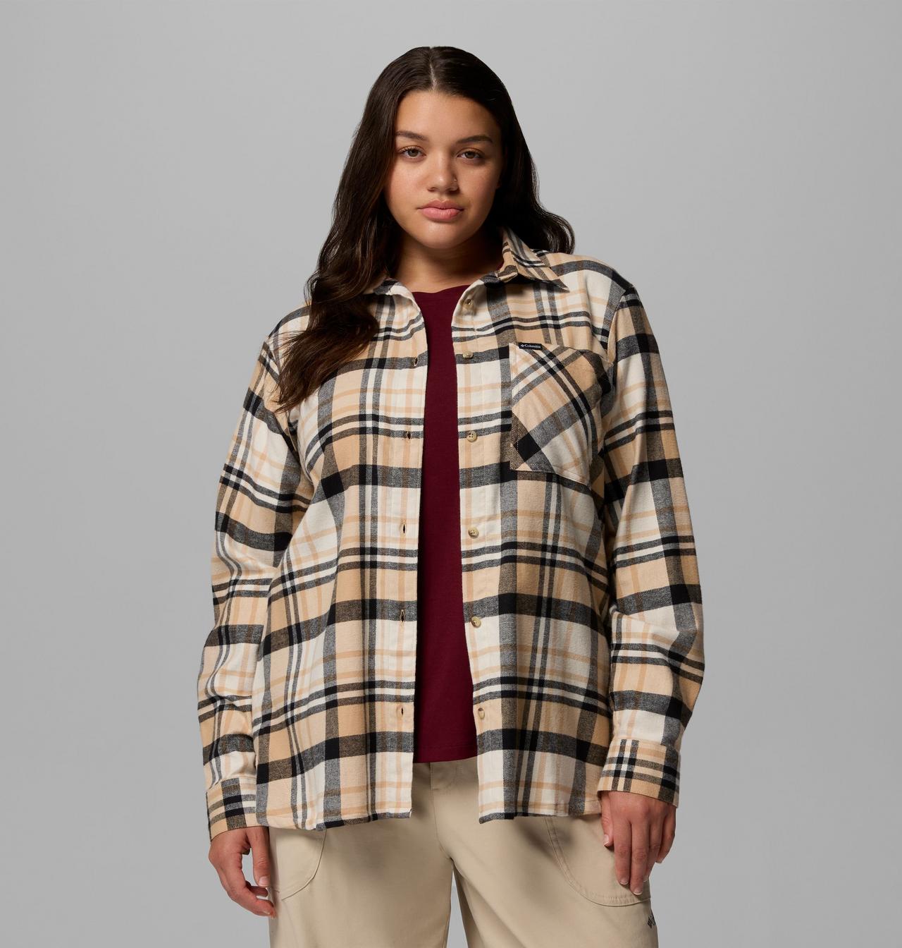 Women's Calico Basin™ Flannel Long Sleeve Shirt - Plus Size | 262 | 2X 5