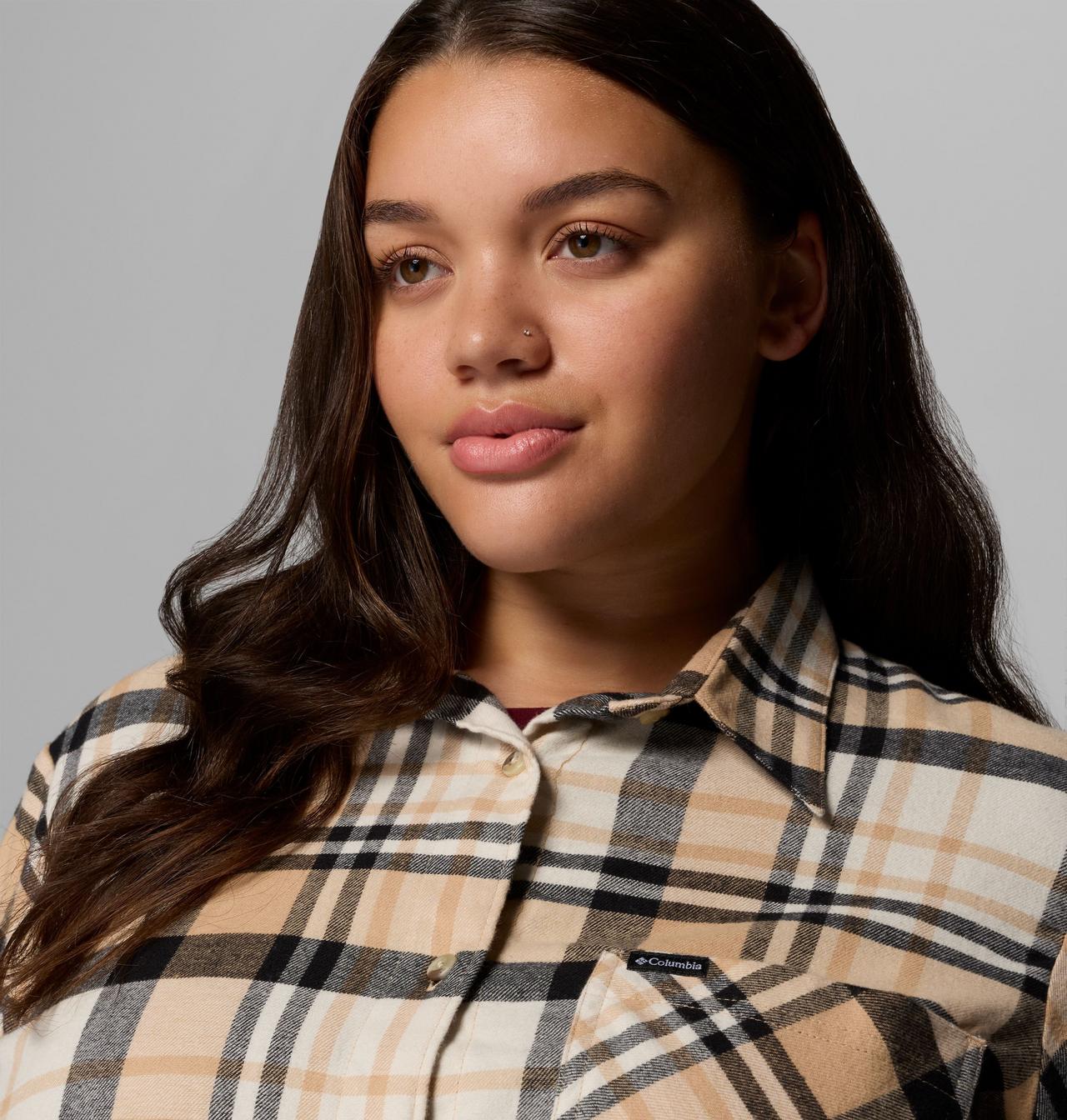 Women's Calico Basin™ Flannel Long Sleeve Shirt - Plus Size | 262 | 2X 6