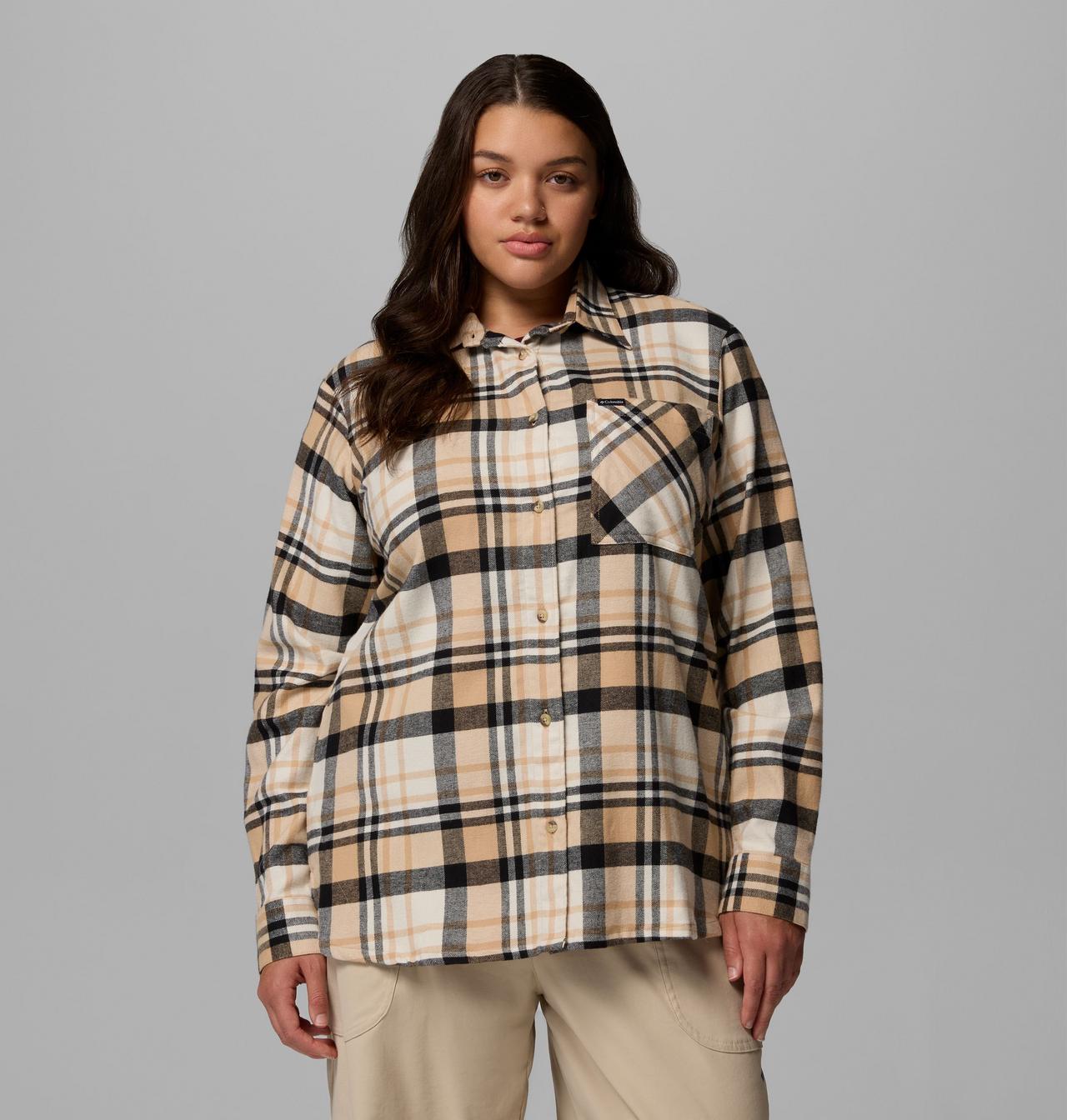 Women's Calico Basin™ Flannel Long Sleeve Shirt - Plus Size | 262 | 2X 1
